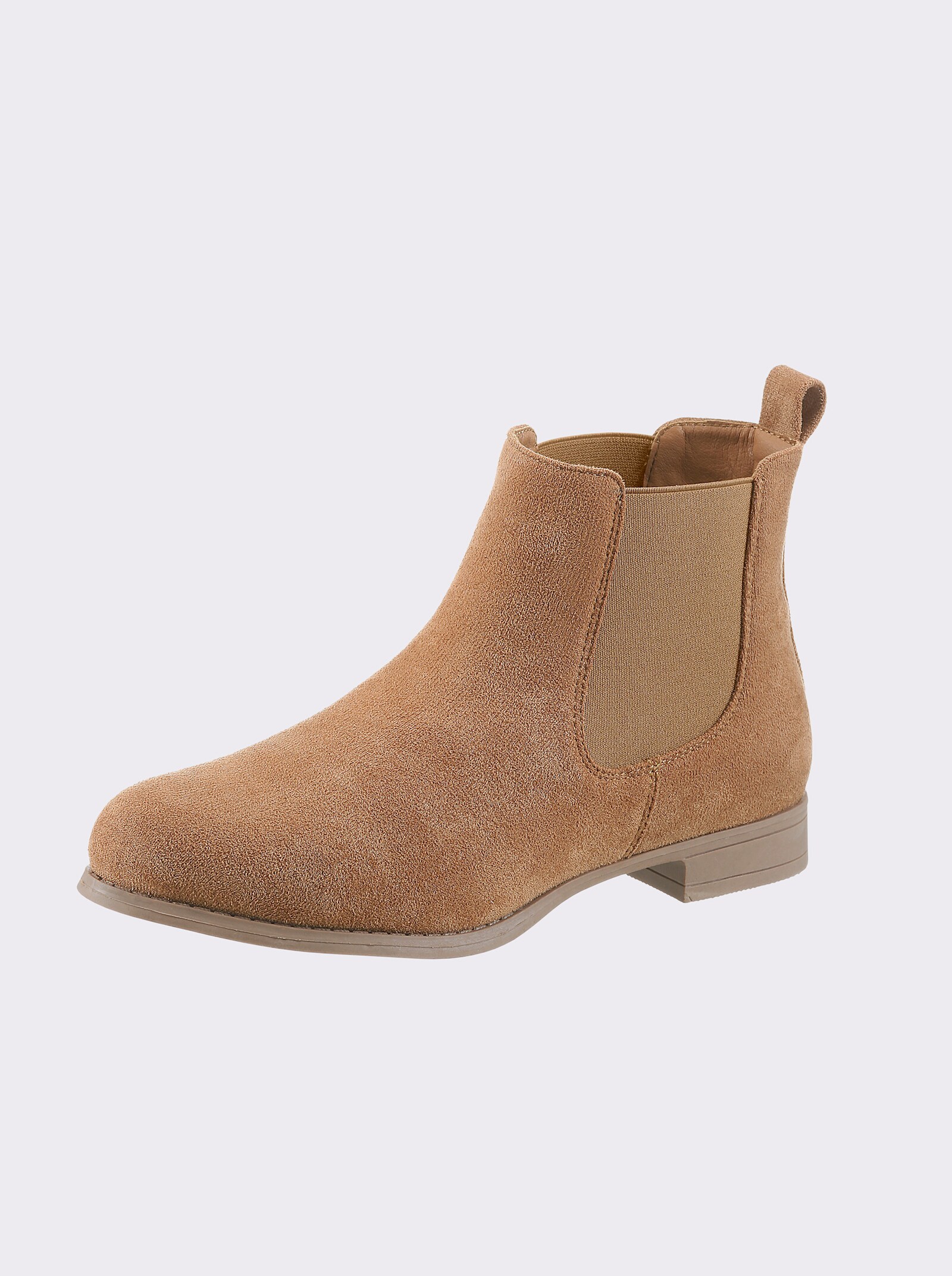 Laarsje met elastische inzetten - camel