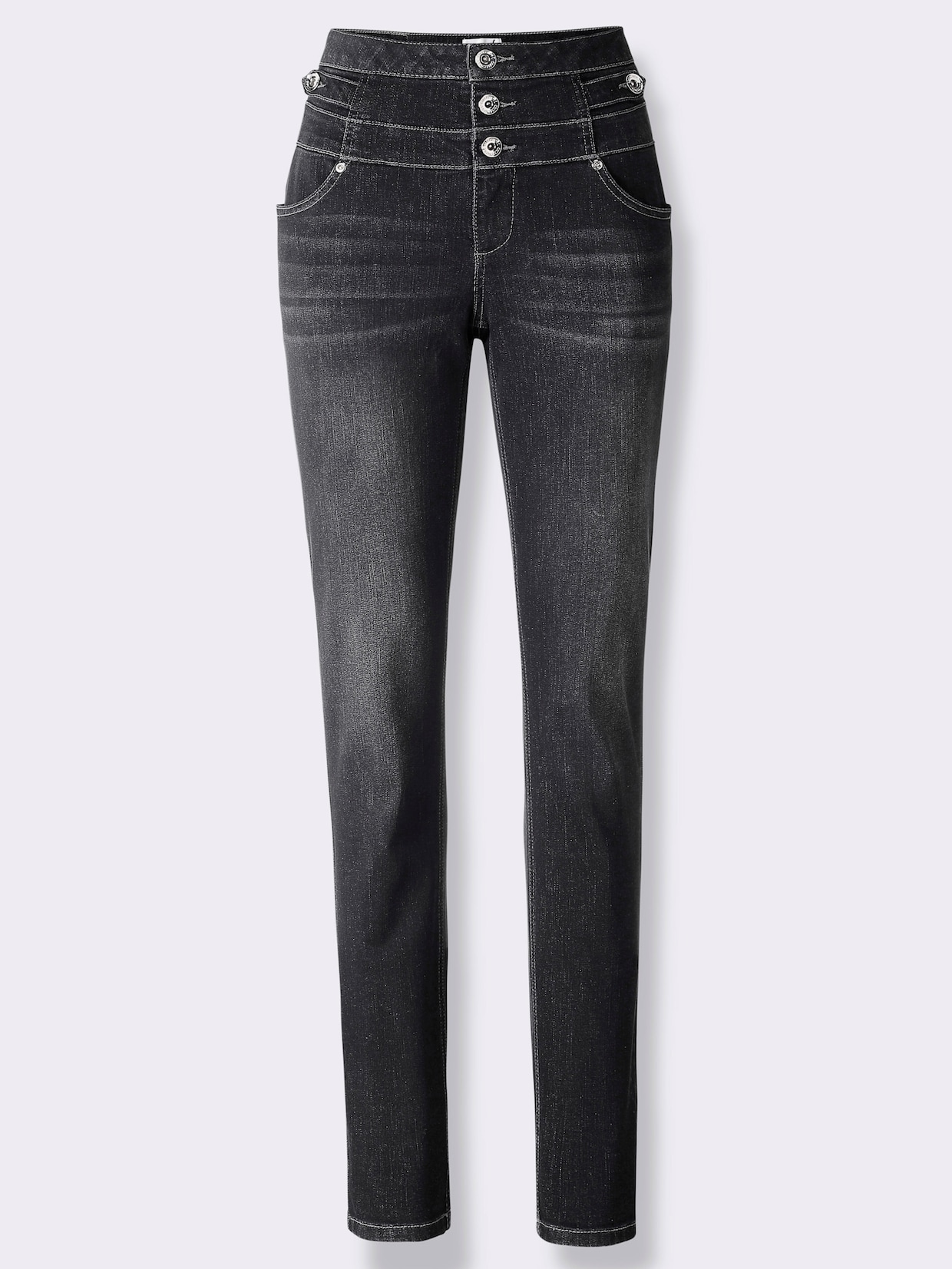 jeans - black denim