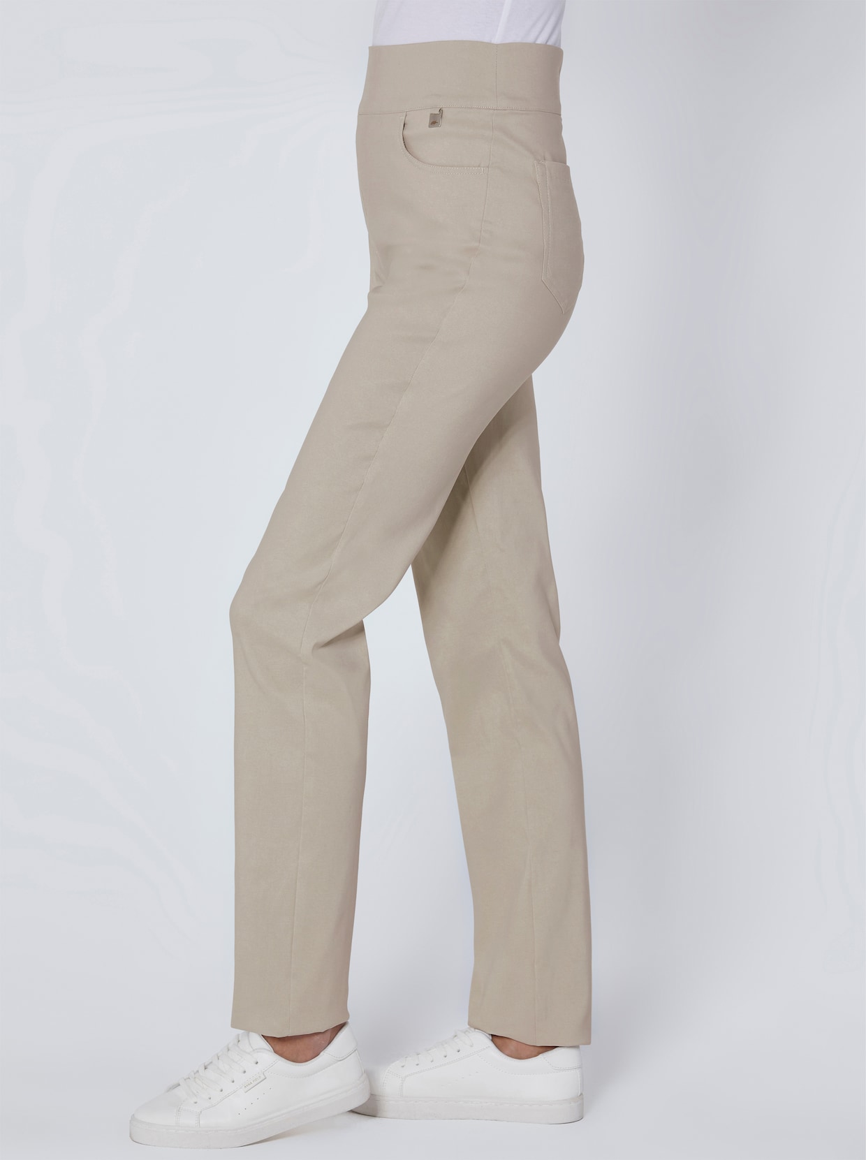 Stehmann Comfort line Broek van lyocell - steengrijs