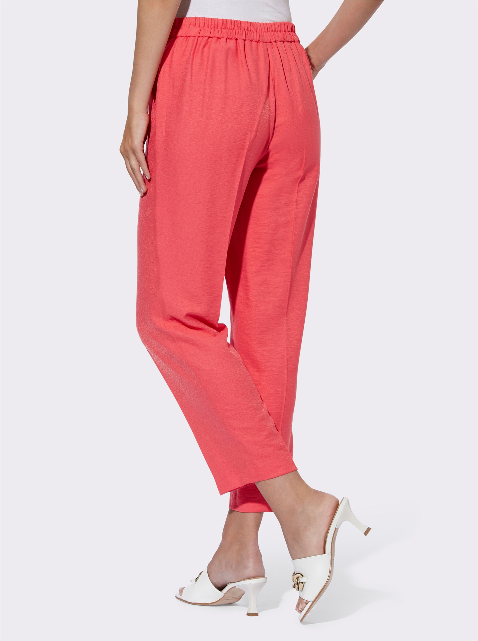 heine Bügelfaltenhose mit rückwärtigem Dehnbund - hummer