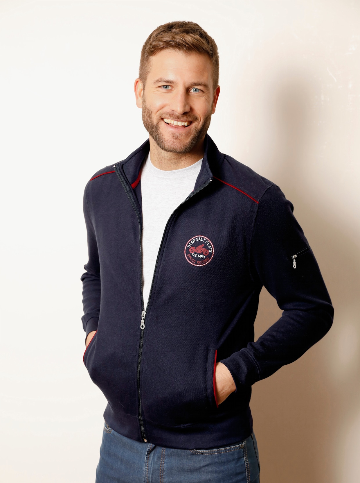 Catamaran Sweatjacke - marine