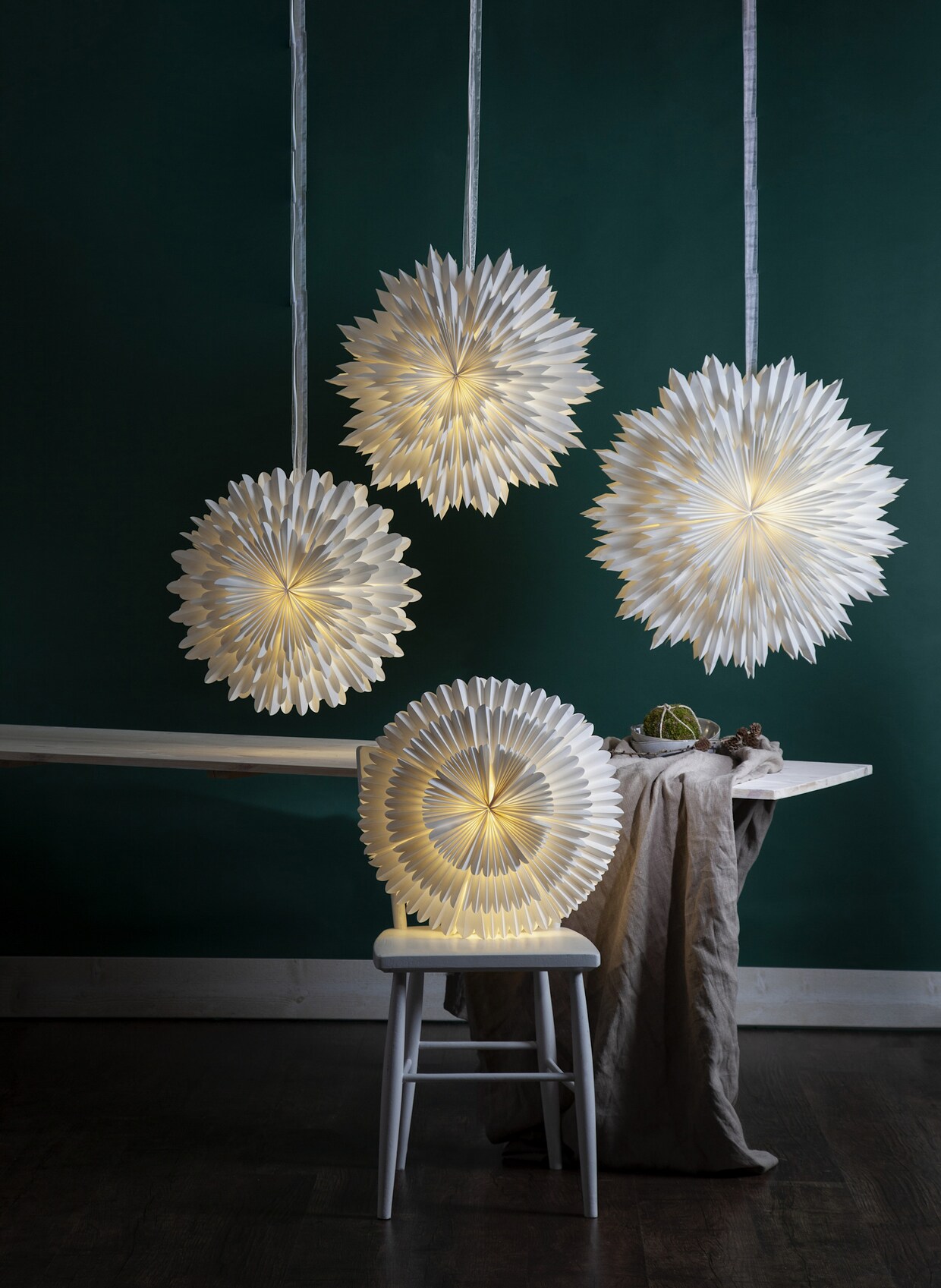 Parforce Traditional Hunting Hängeleuchte - weiß