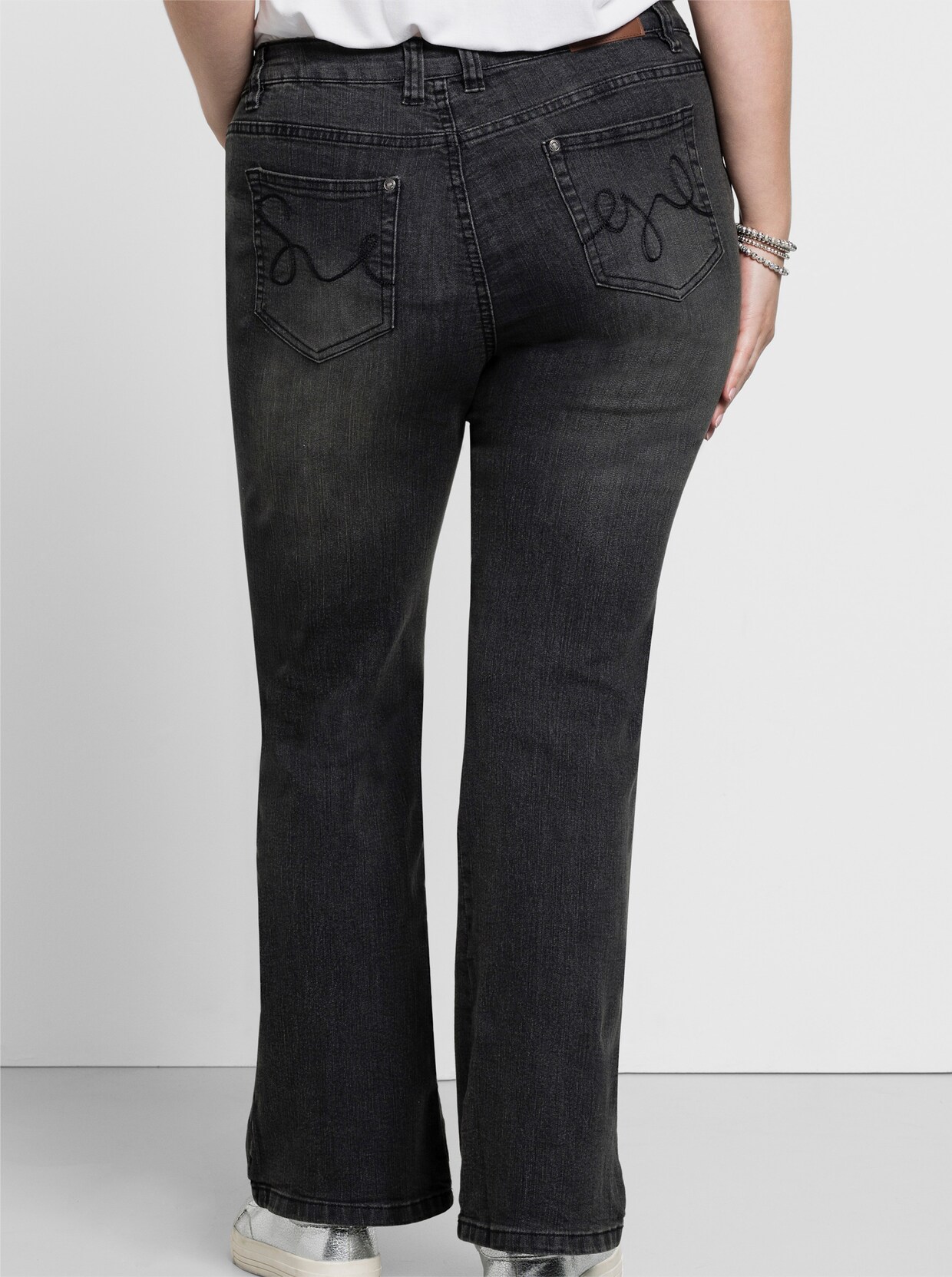 Sheego Jeans - black denim