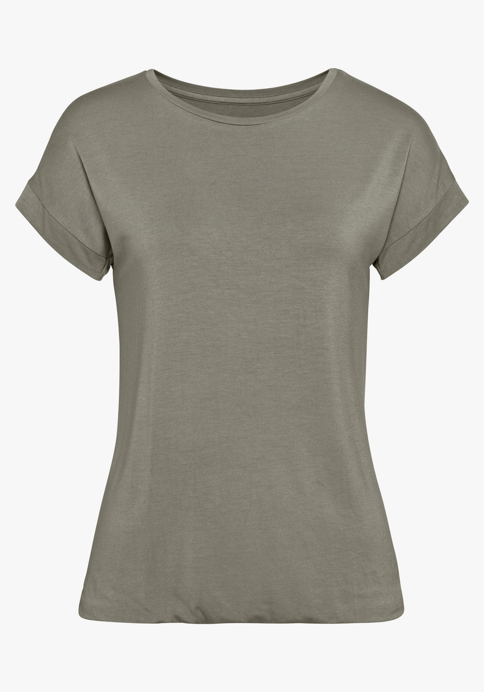 Vivance Kurzarmshirt - beige, khaki