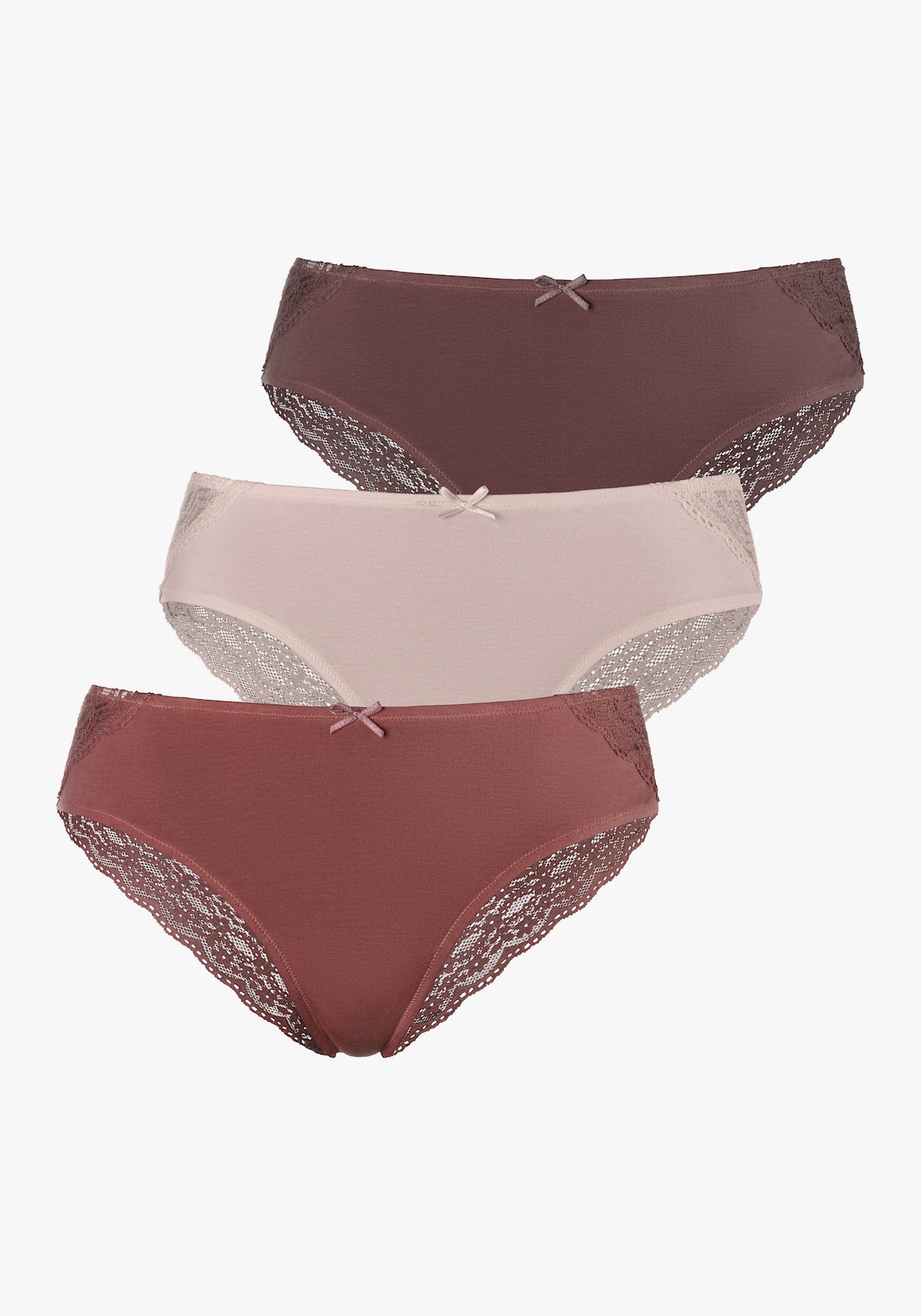 Vivance slip brésilien - rose, mûre, acajou