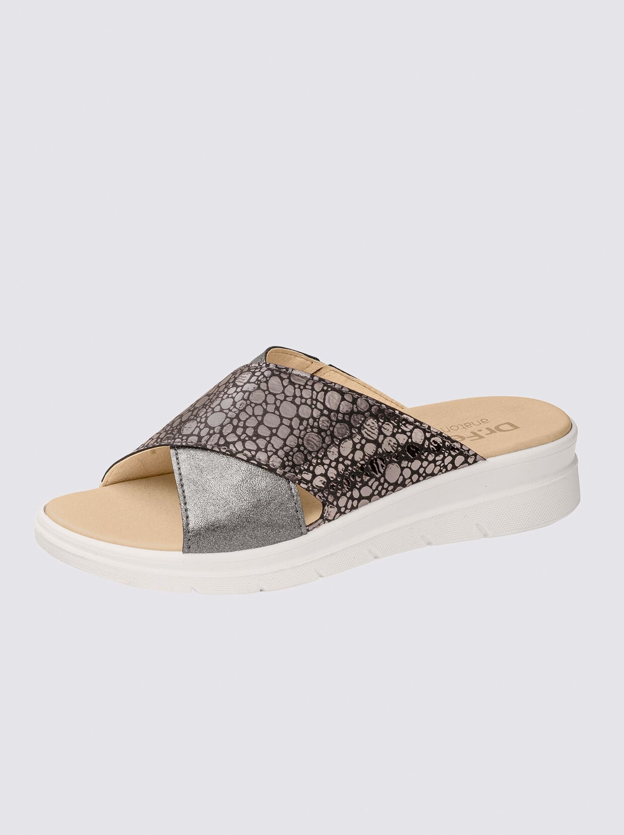 Dr. Feet Hausschuhe - anthrazit