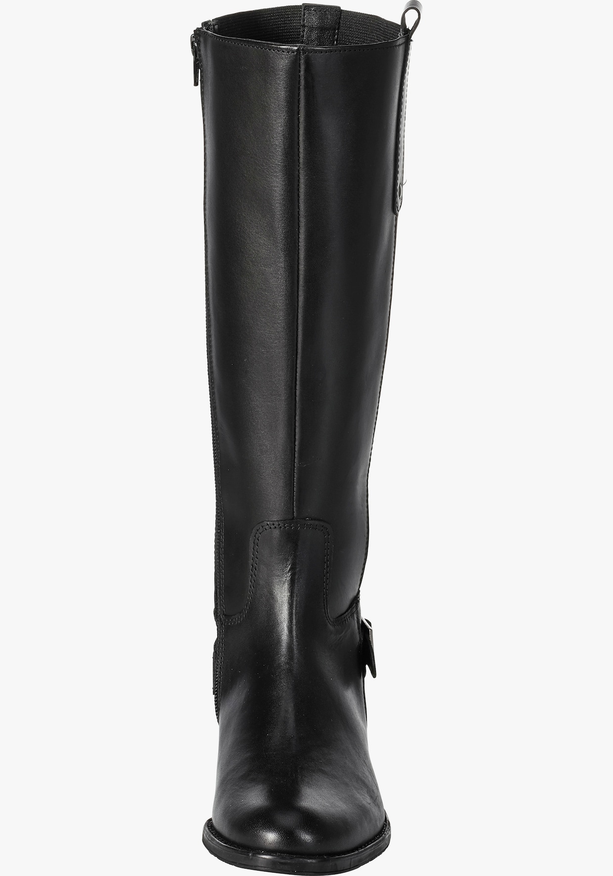 sheego Weitschaftstiefel mit Zierschnalle - schwarz