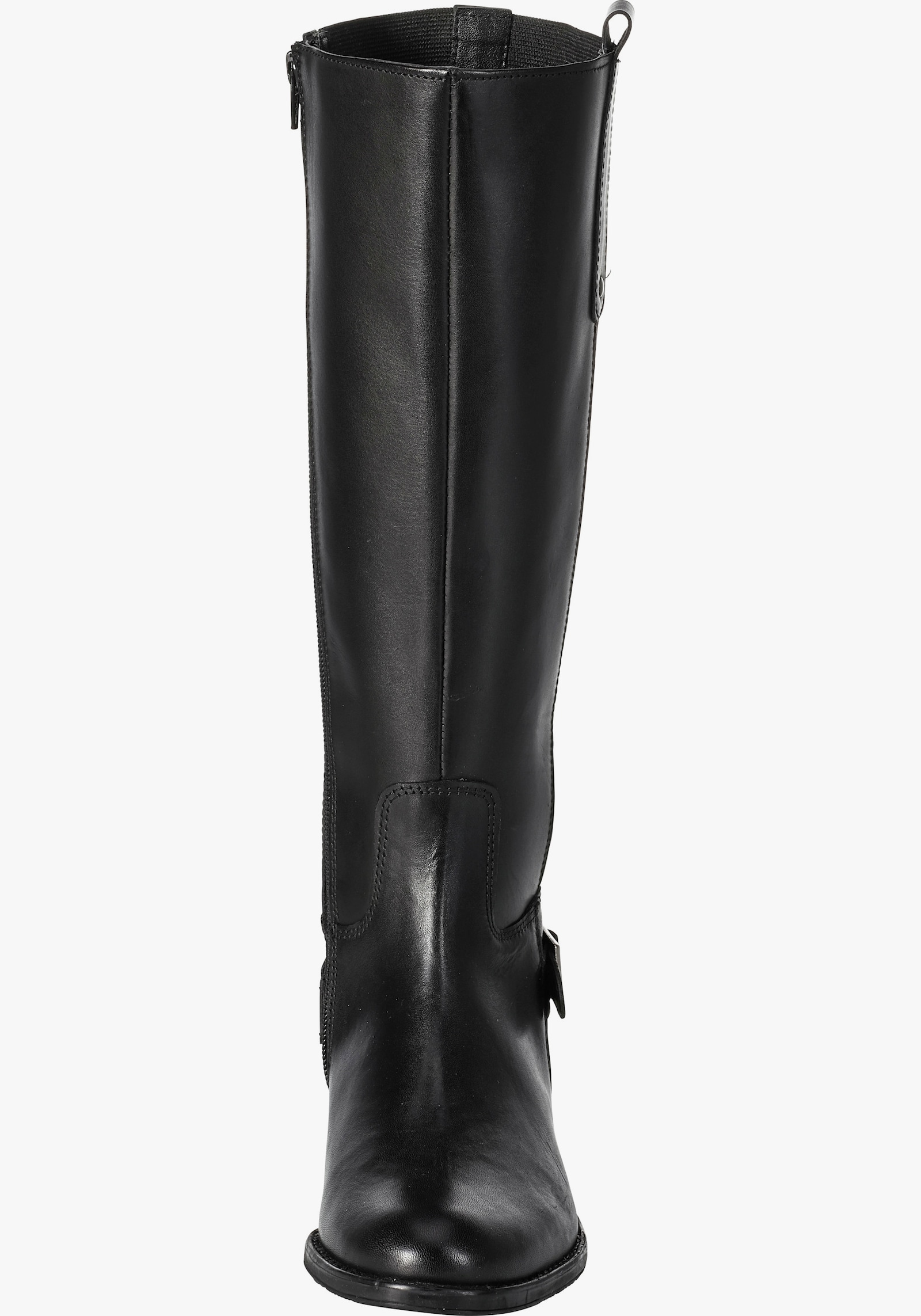 sheego Weitschaftstiefel mit Zierschnalle - schwarz