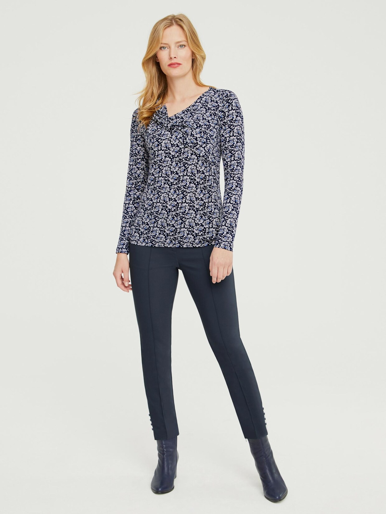 Ashley Brooke Druck-Shirt - bunt