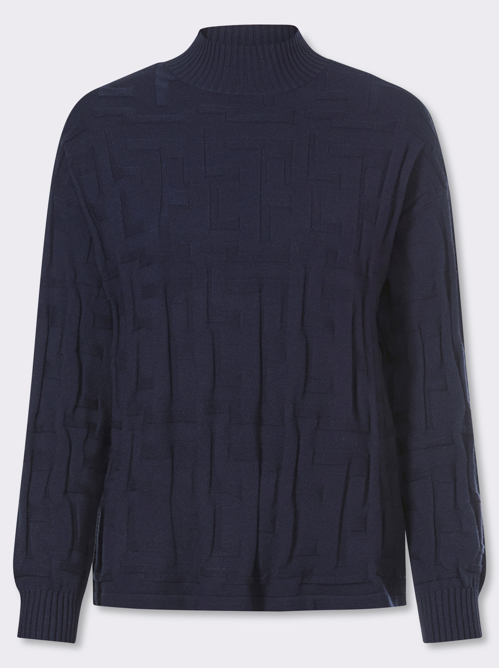 heine Jacquardpullover - marine