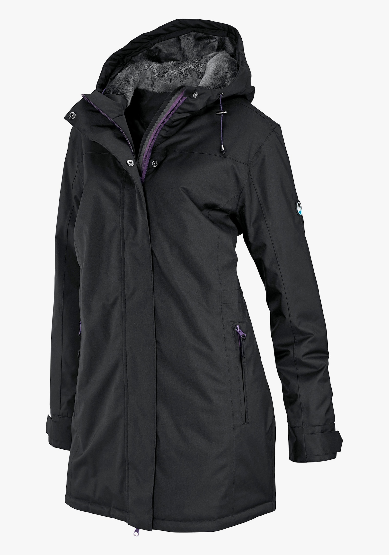 Polarino Funktionsjacke - schwarz