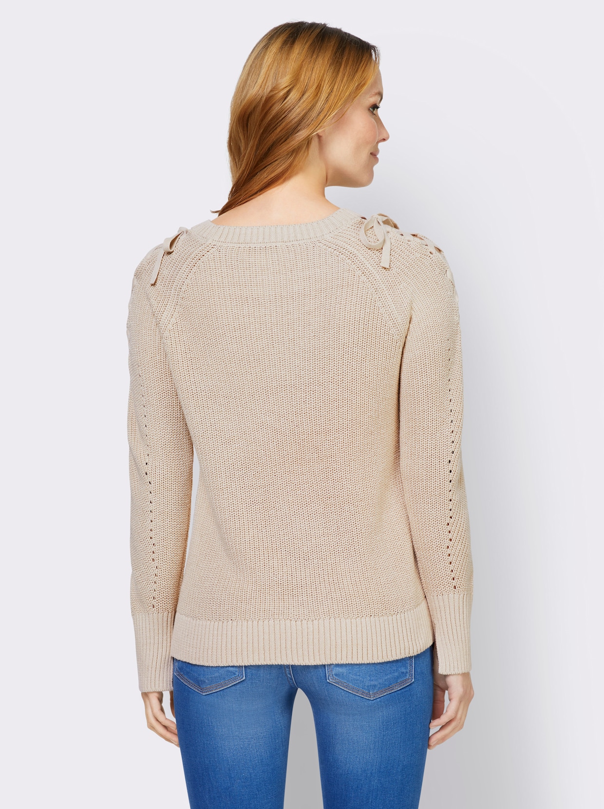 heine Pull en tricot - sable chiné