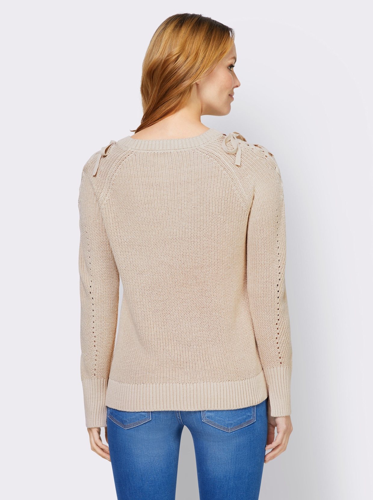 heine Pullover - sand-meliert