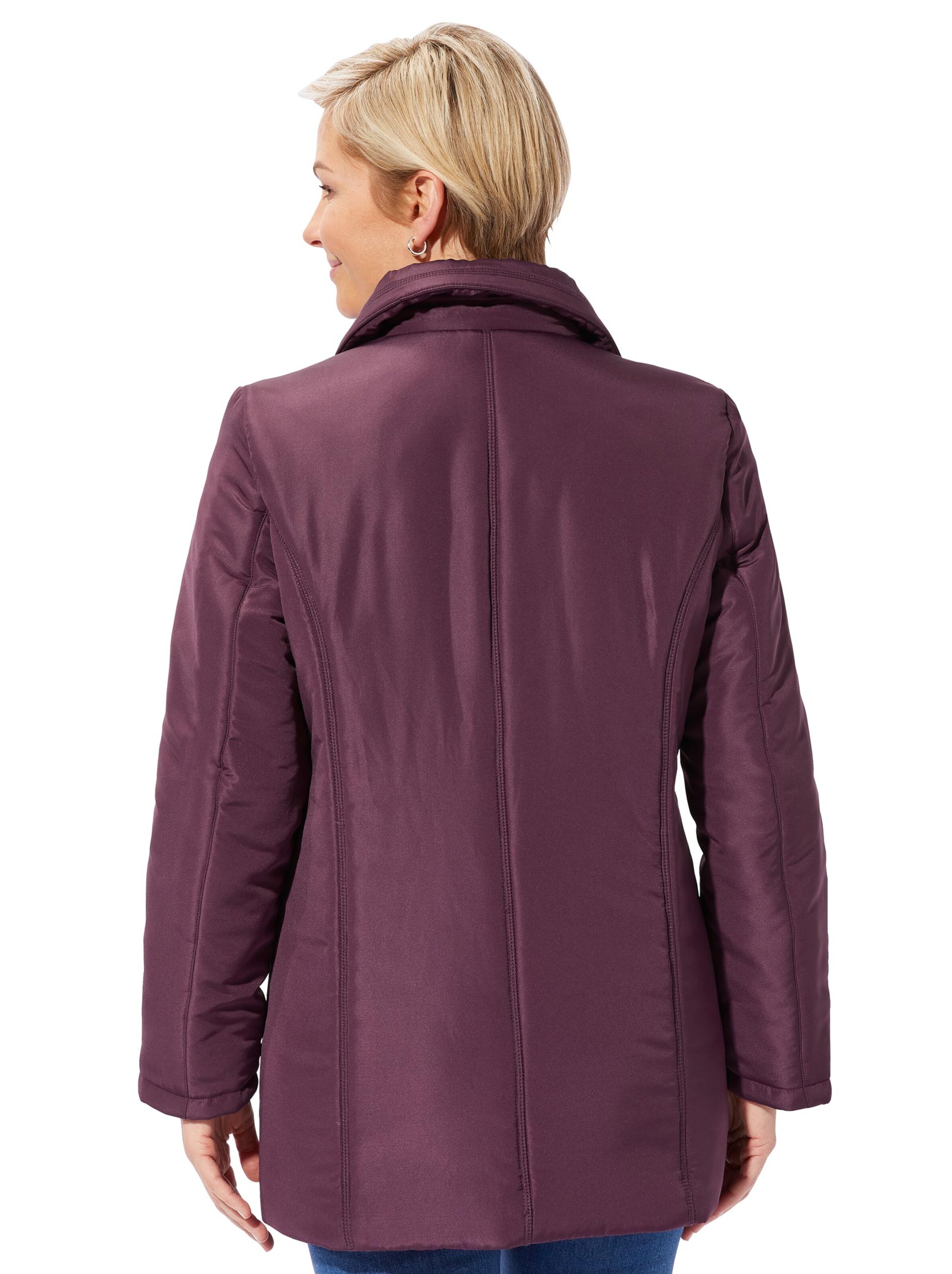 Jacke - aubergine
