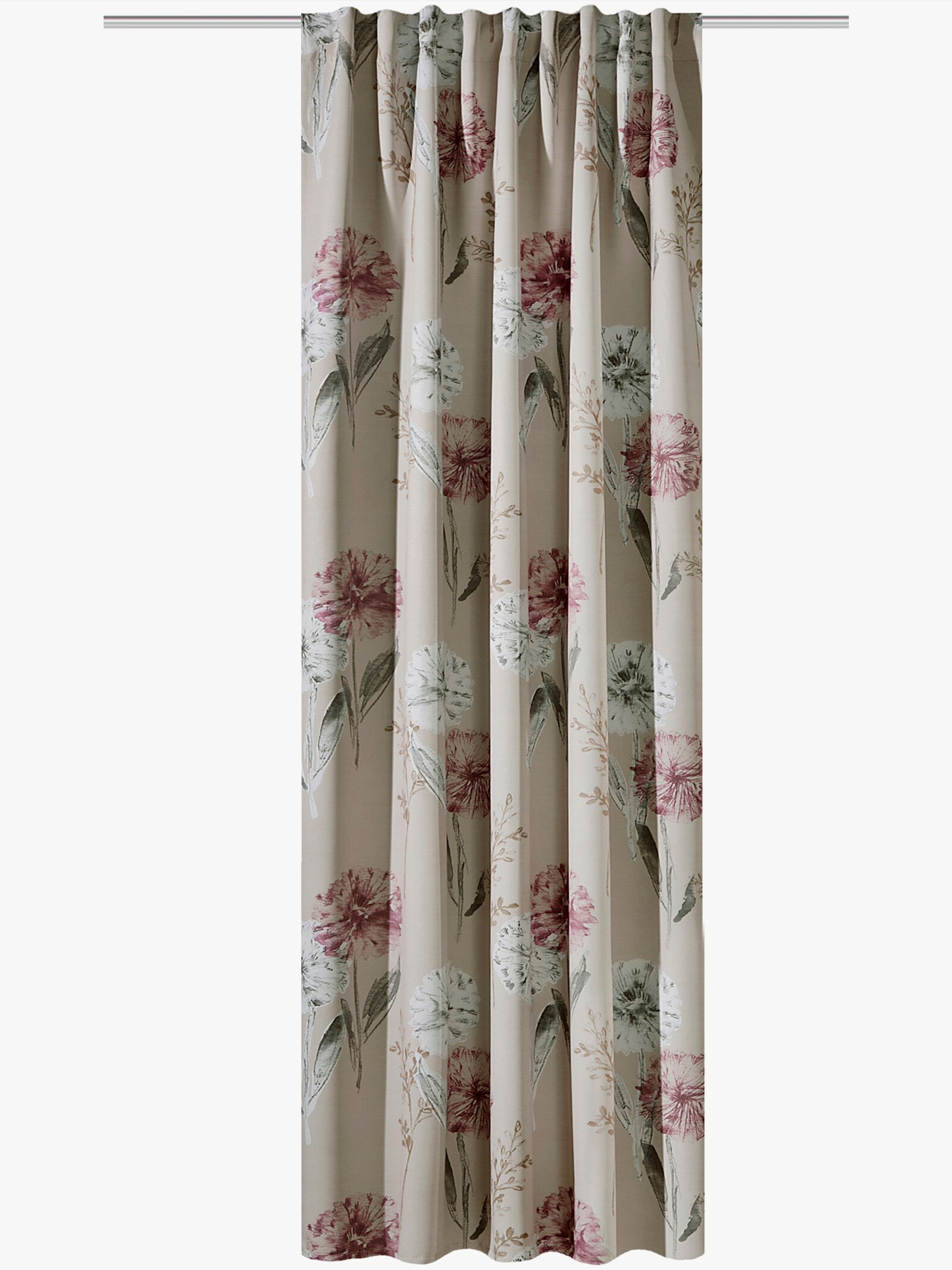 heine home Verdunklungsschal - natur-rosé