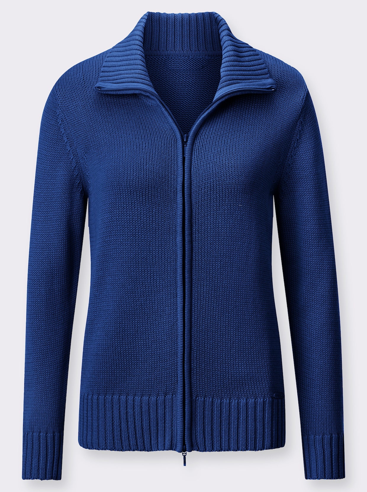 Strickjacke - royalblau