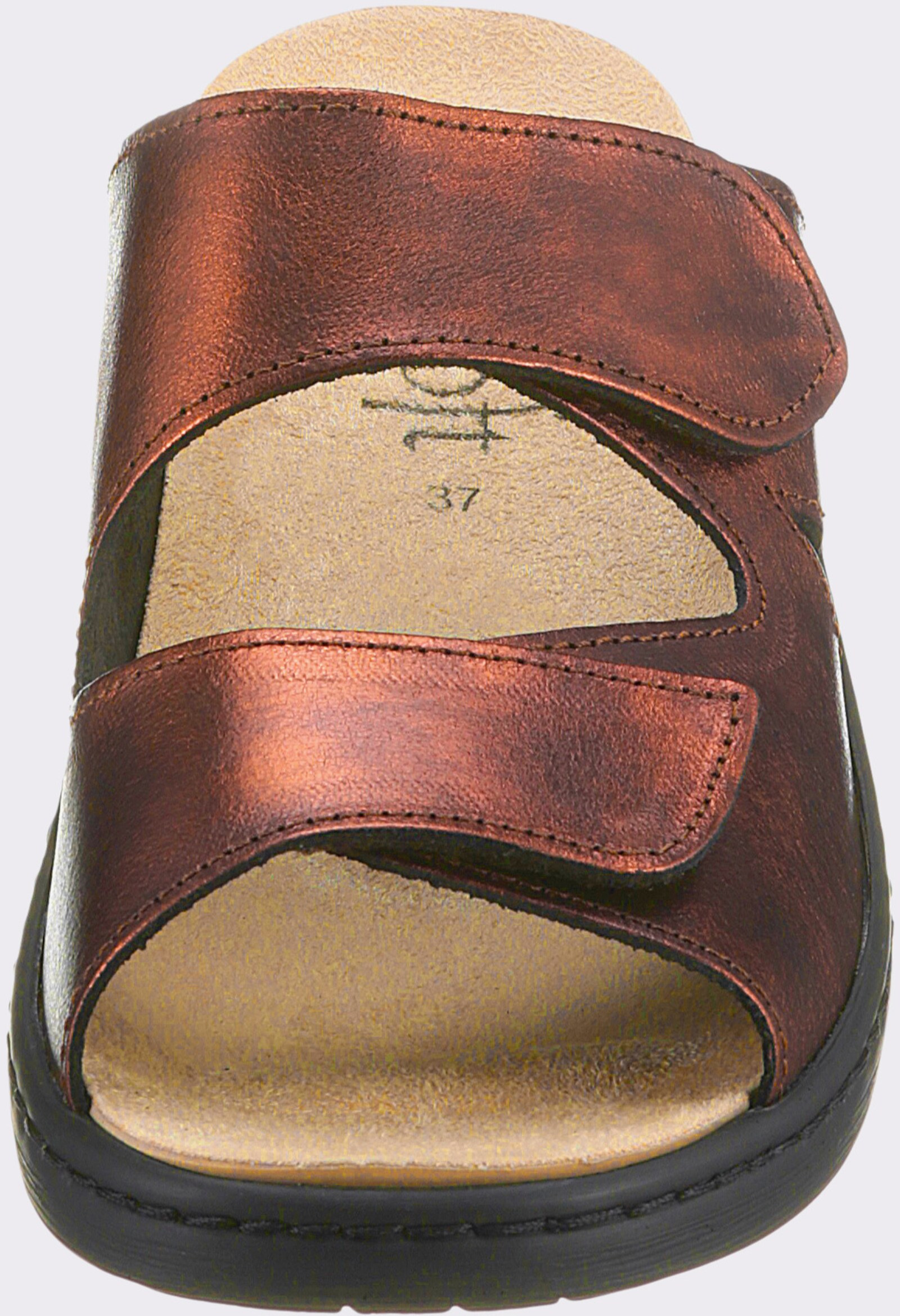 airsoft comfort+ Pantolette - bronzefarben