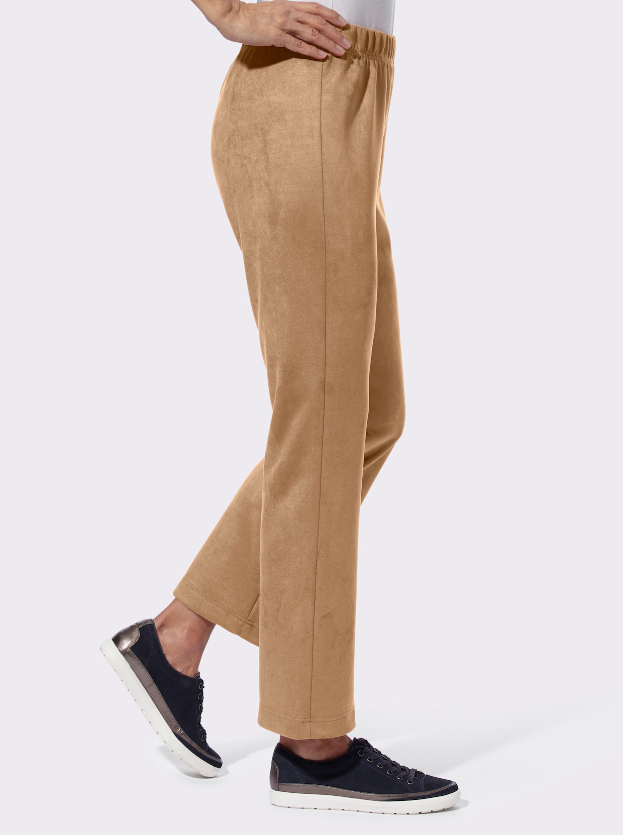 Bootcut broek - camel