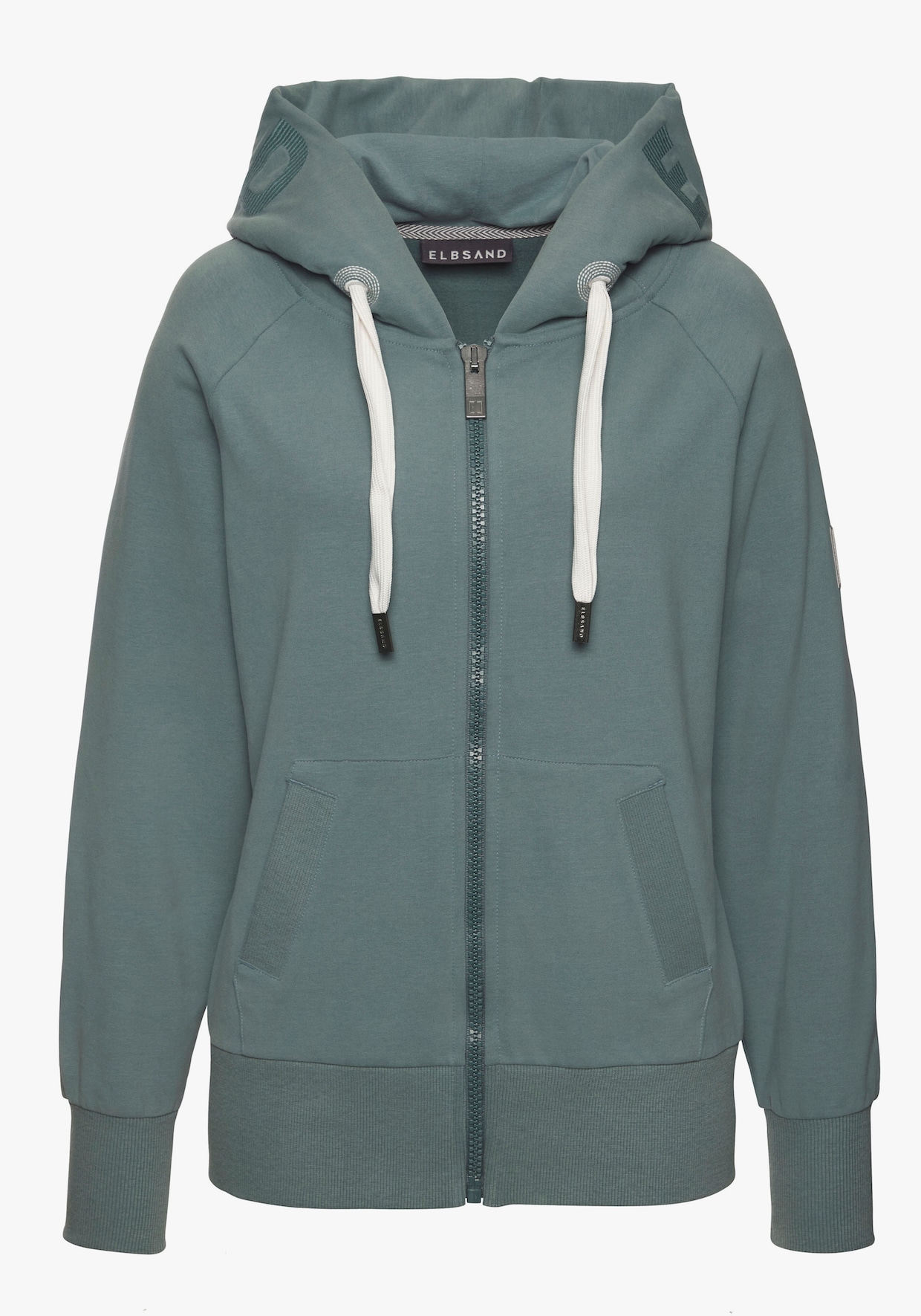 Elbsand Kapuzensweatjacke - petrol