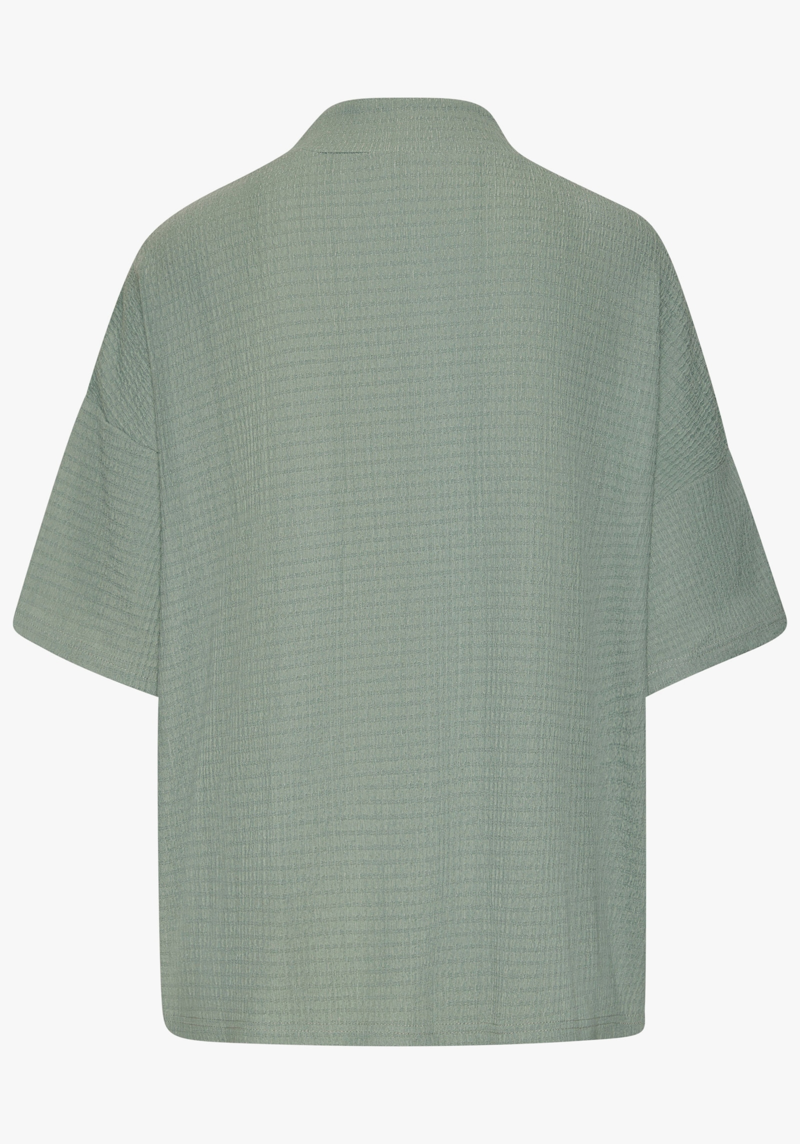 LASCANA Shirt met korte mouwen - grijsgroen, lindegroen