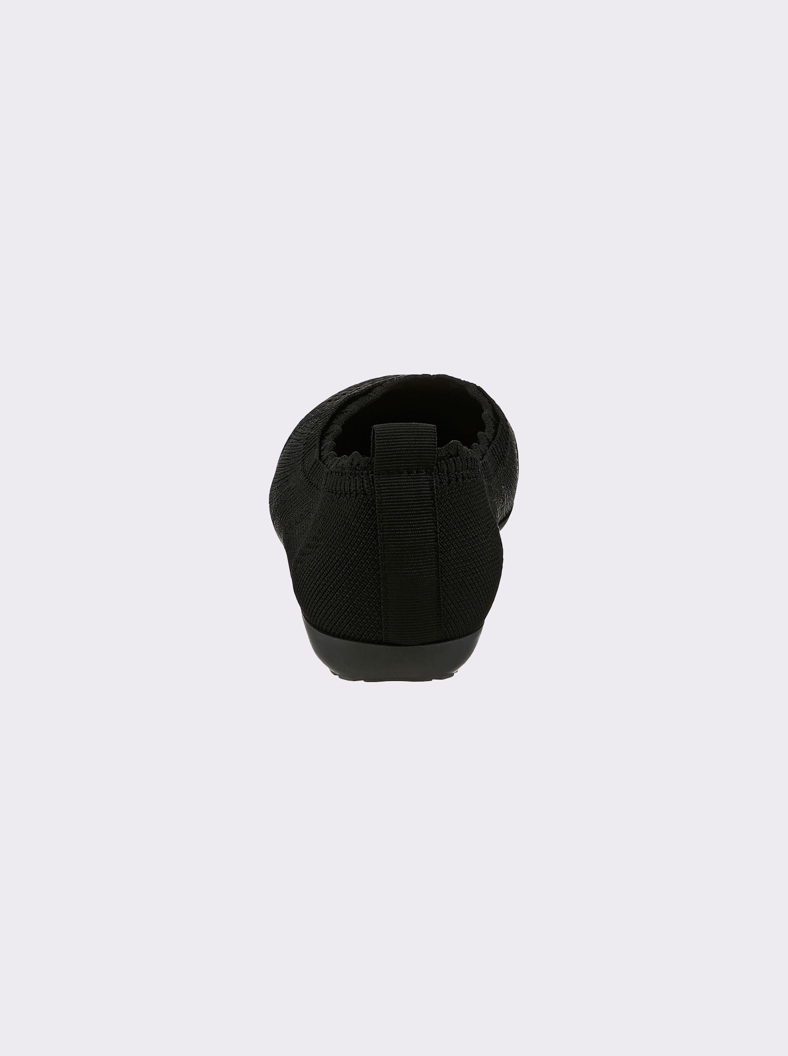 airsoft modern+ Slipper aus weichem Textil - schwarz
