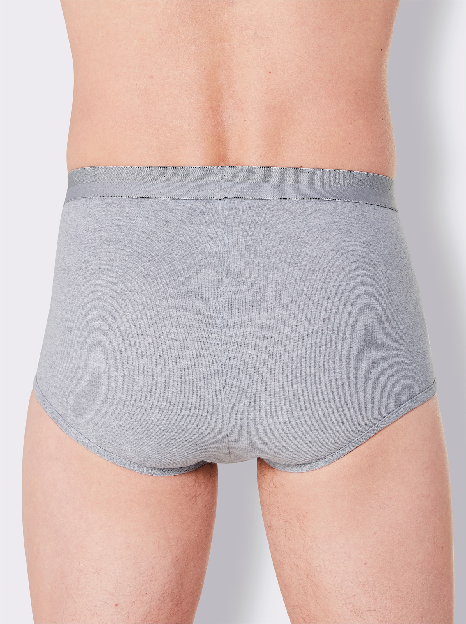 KINGsCLUB Slipy - černá + šedá-melír + námořnická modrá