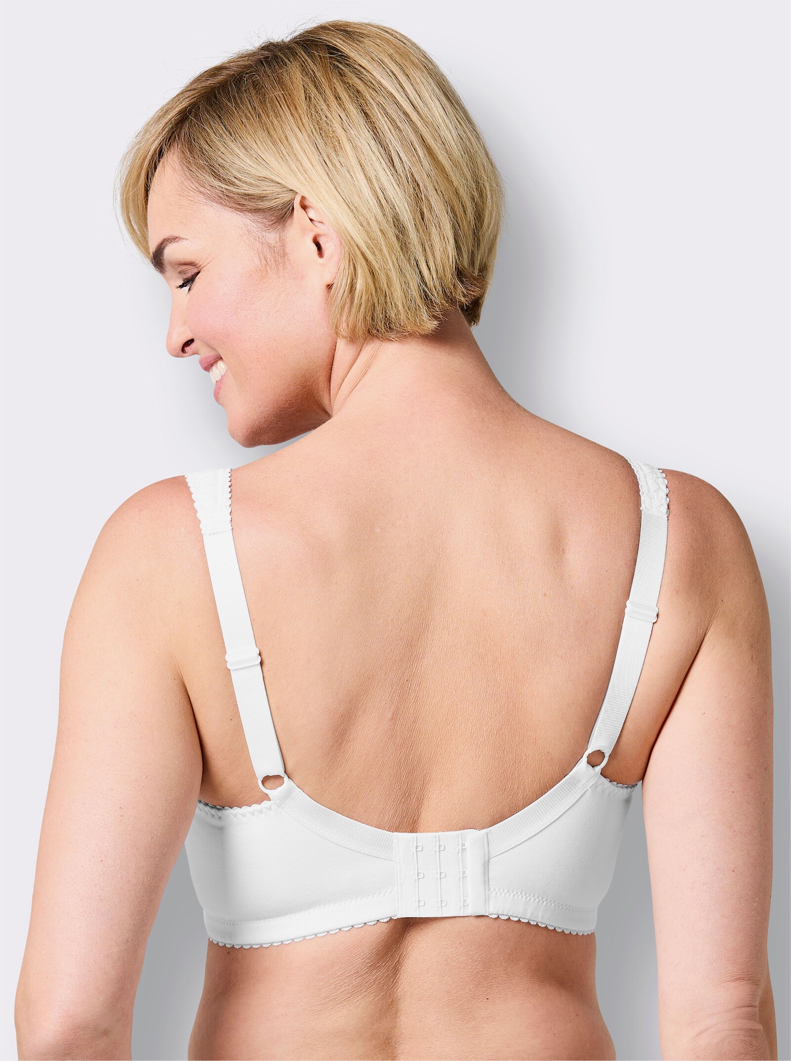 wäschepur Entlastungs-BH ohne Bügel - weiß
