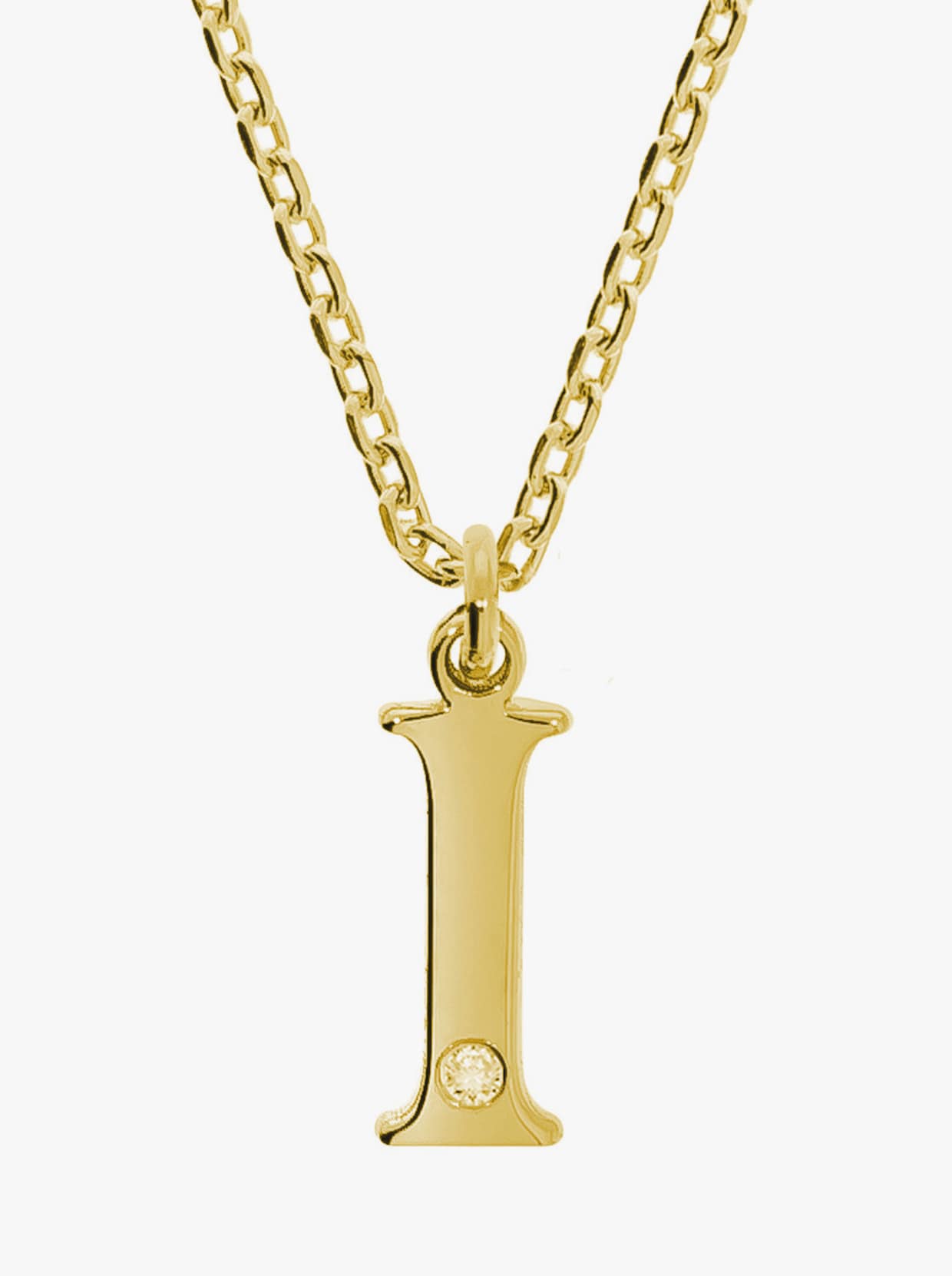 Anhänger mit Kette - Silber vergoldet 925