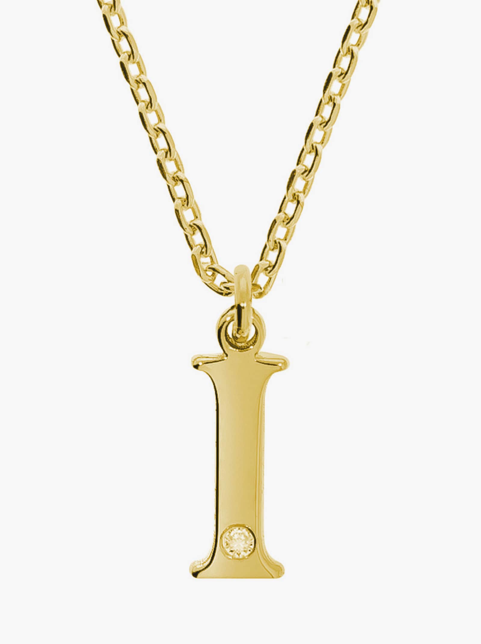 Anhänger mit Kette - Silber vergoldet 925