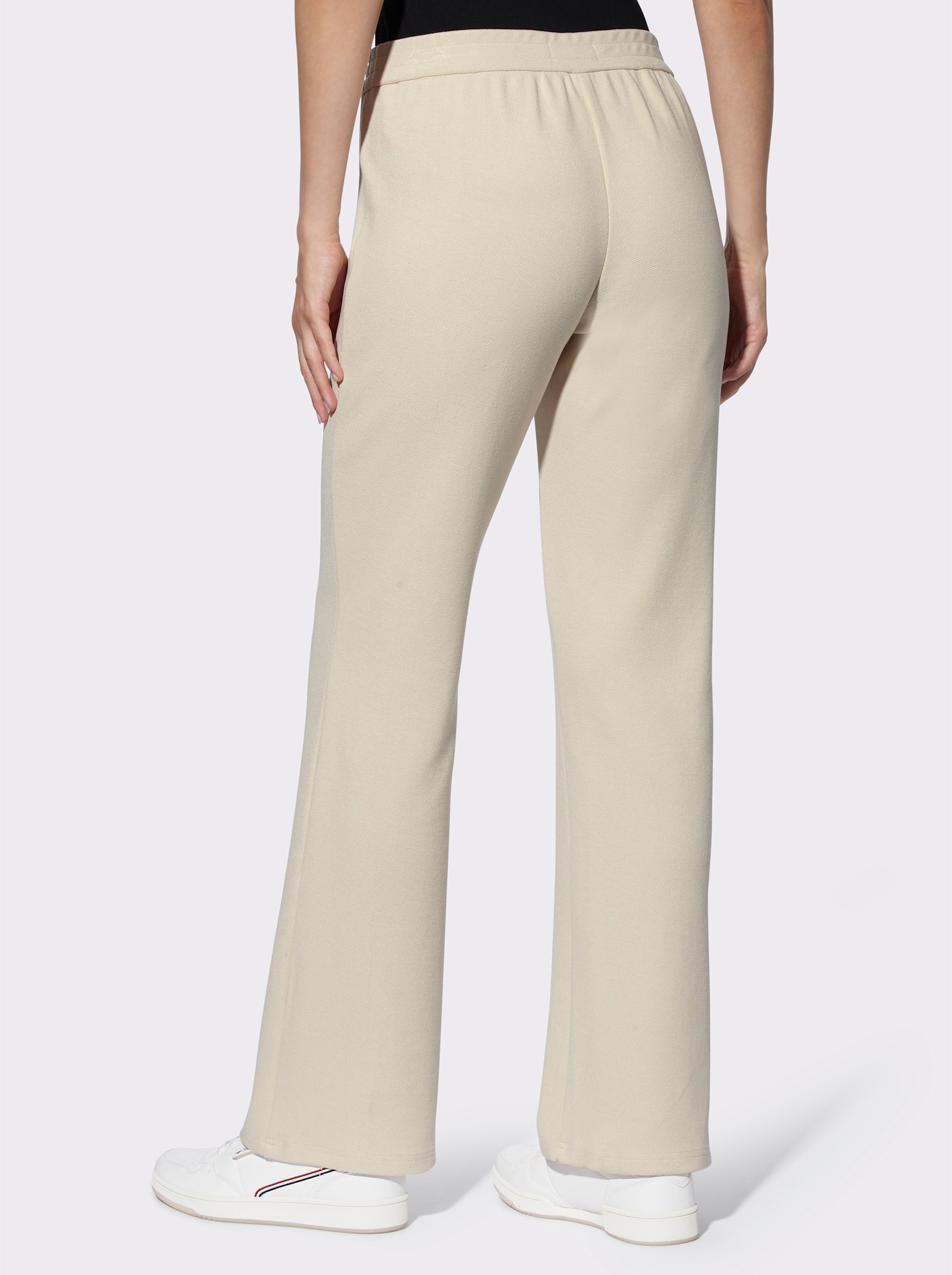 heine Pantalon sweat avec ceinture extensible - sable