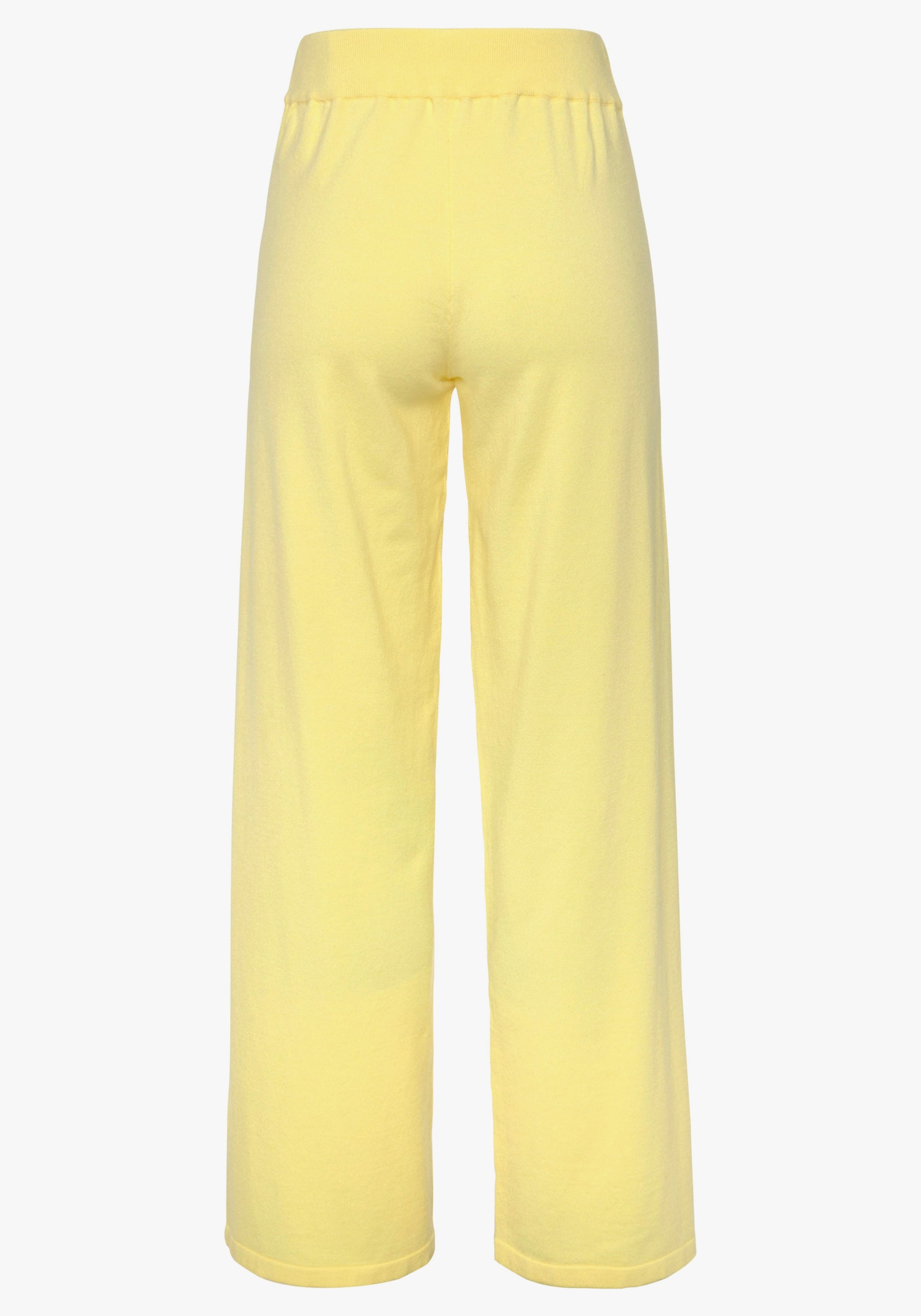 LASCANA Broek van tricot - geel