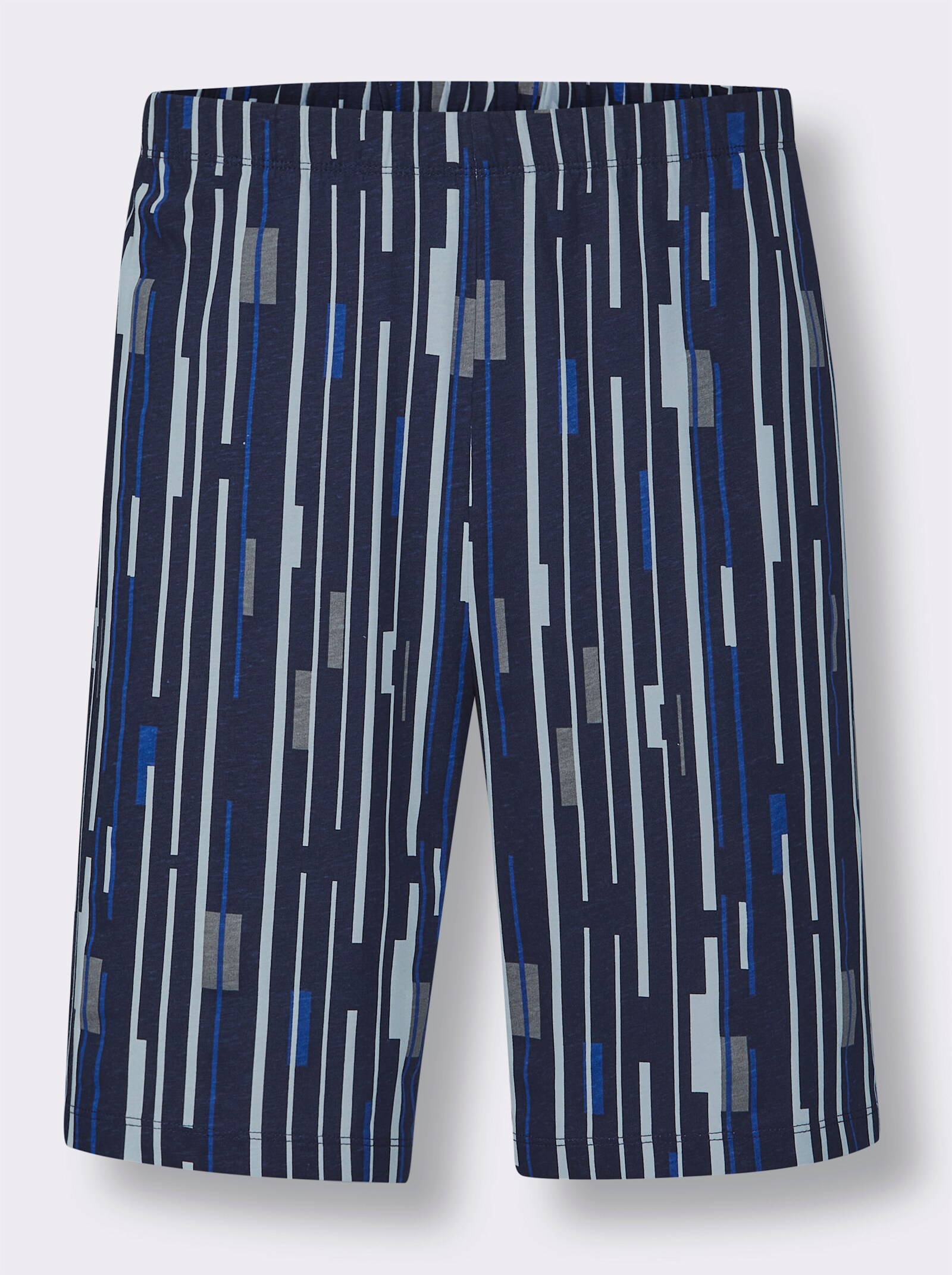 wäschepur men Krátká pyžama - námořnická modrá + šedá