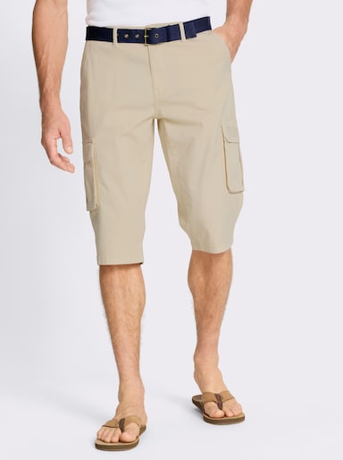Bermudas in Twill-Qualität - sand
