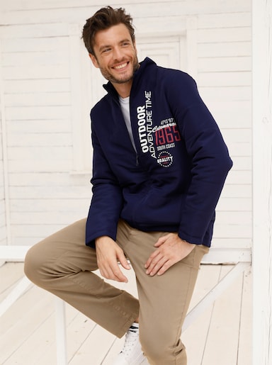 Catamaran Steppjacke - marine-bedruckt