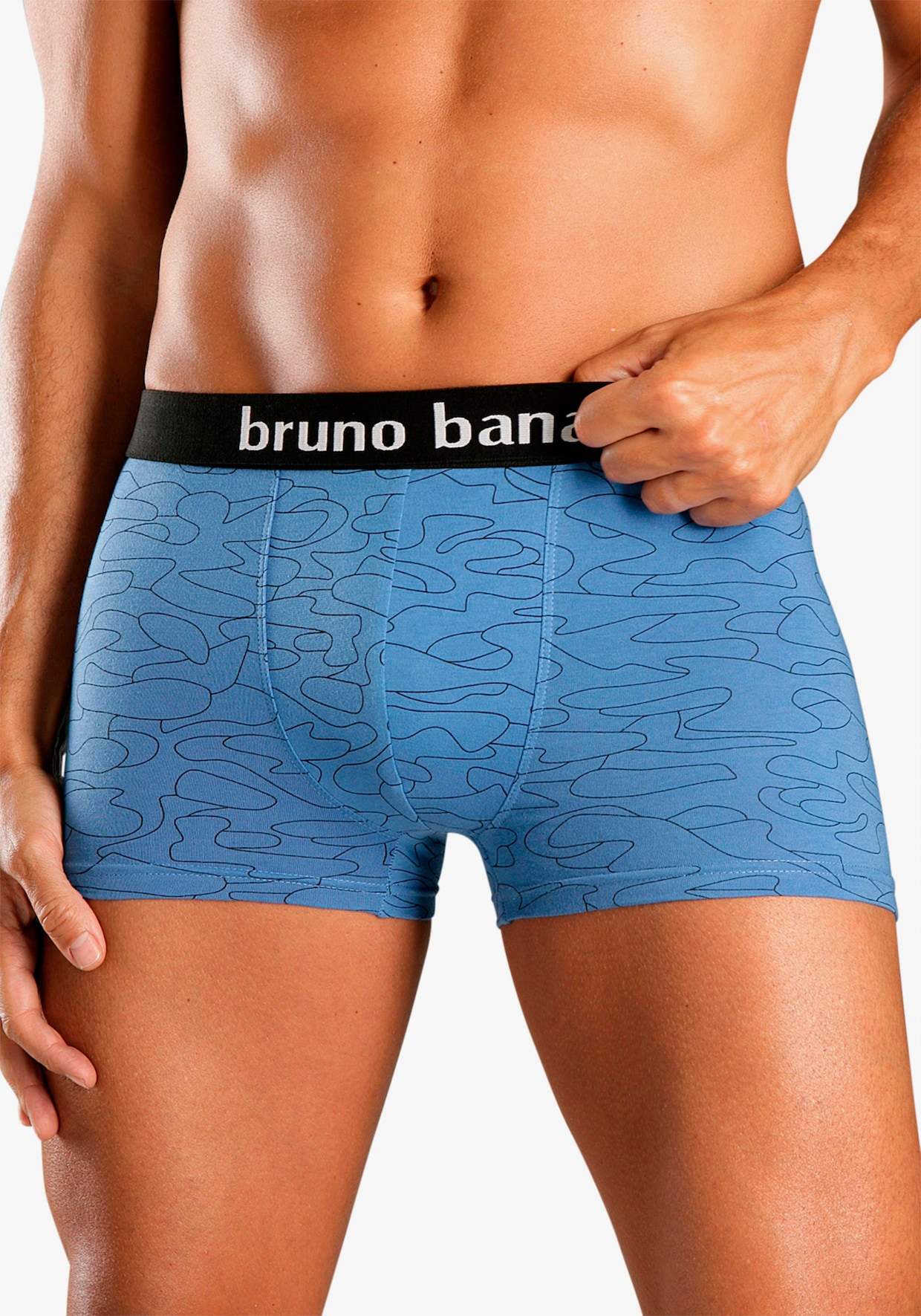 Bruno Banani Boxer - blau-bedruckt, orange-bedruckt, türkis-bedruckt, lila-bedruckt