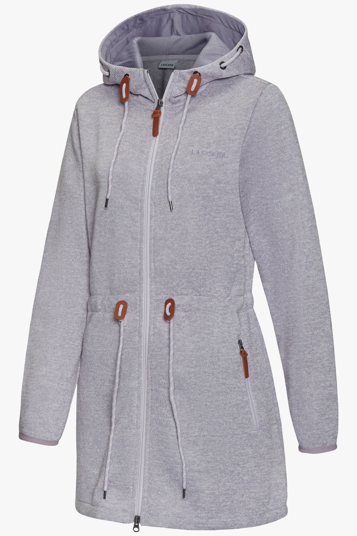 LASCANA Fleecejacke - lila