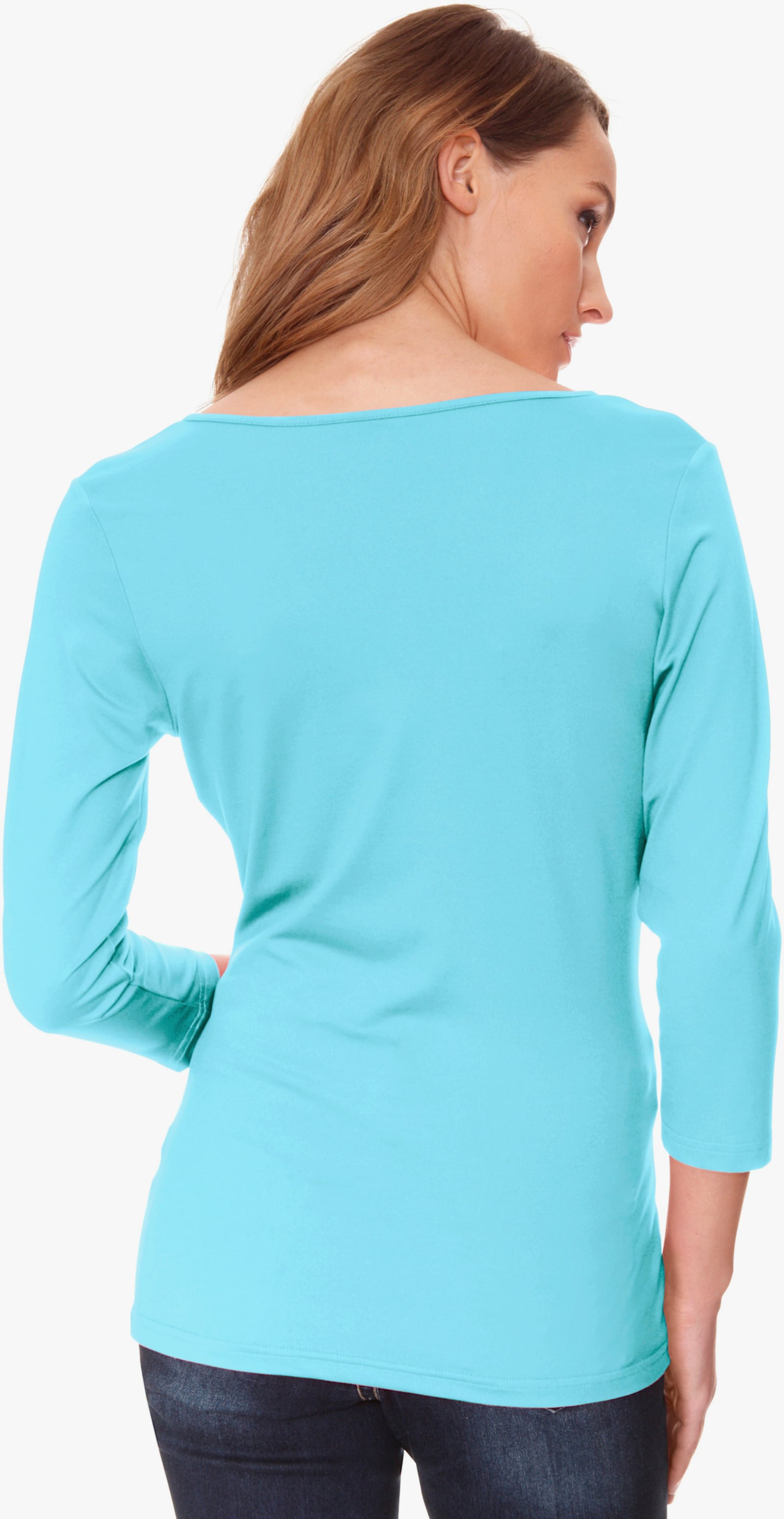 heine Wickelshirt in Tactel-Qualität - türkis