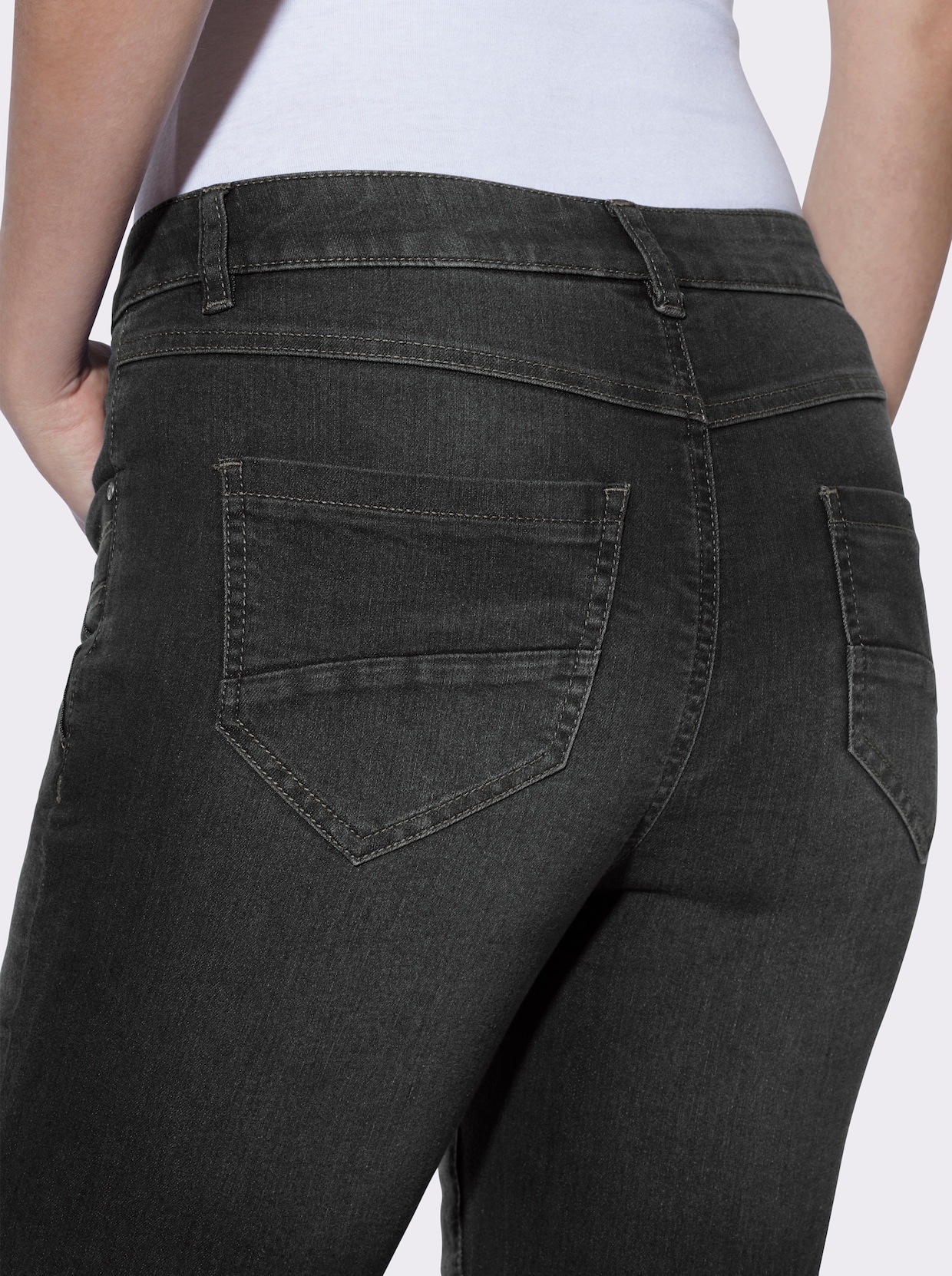 heine Caprijeans - black denim