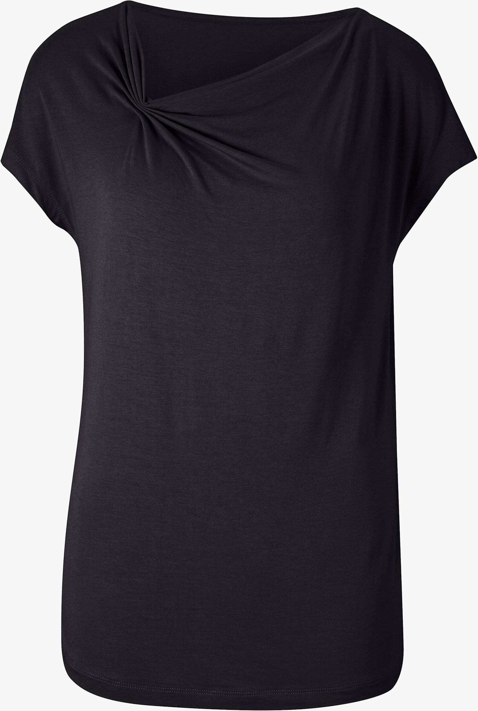 heine Kurzarmshirt in weicher Viskose-Qualität - schwarz