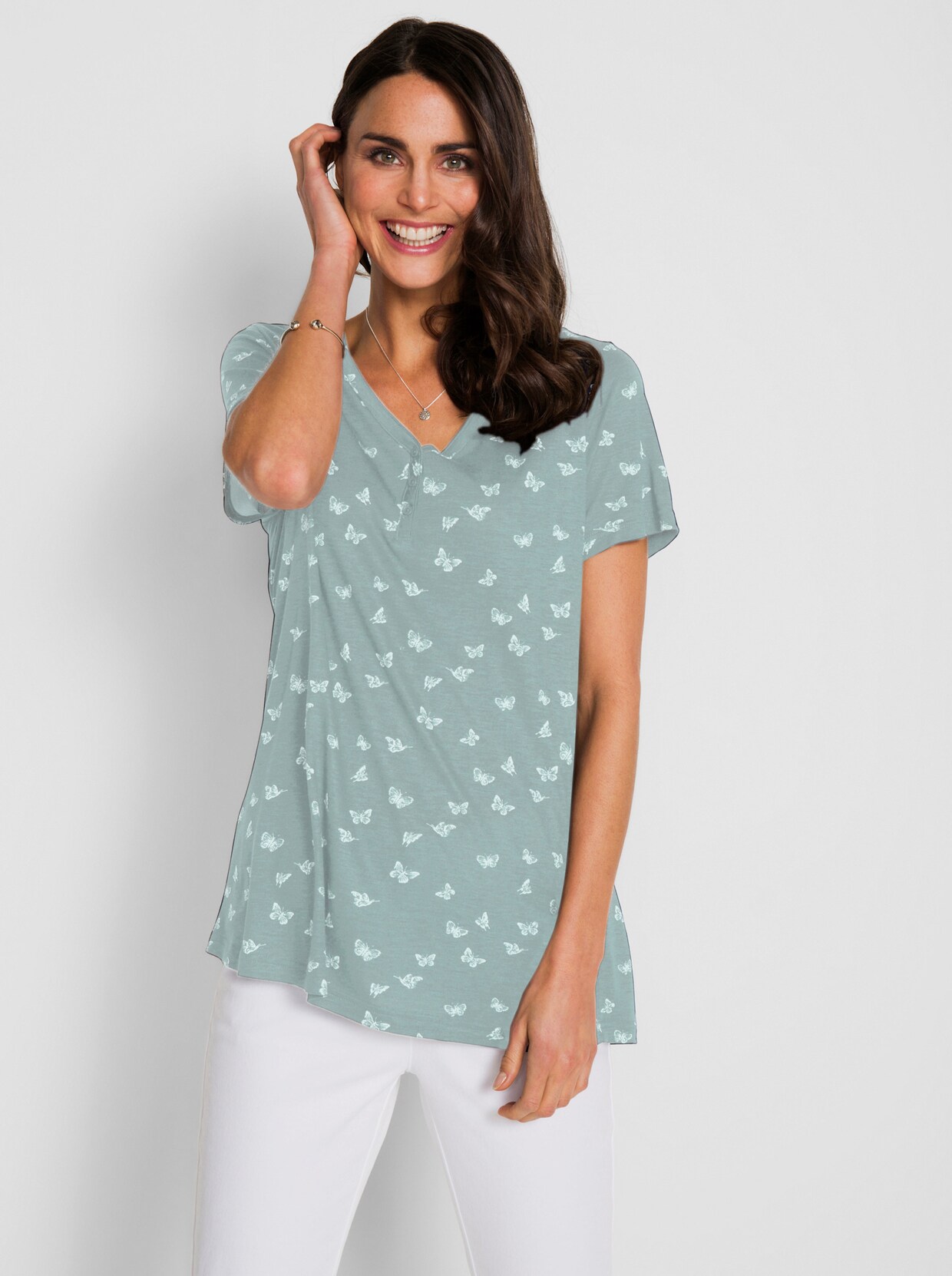 Kurzarmshirt - mint