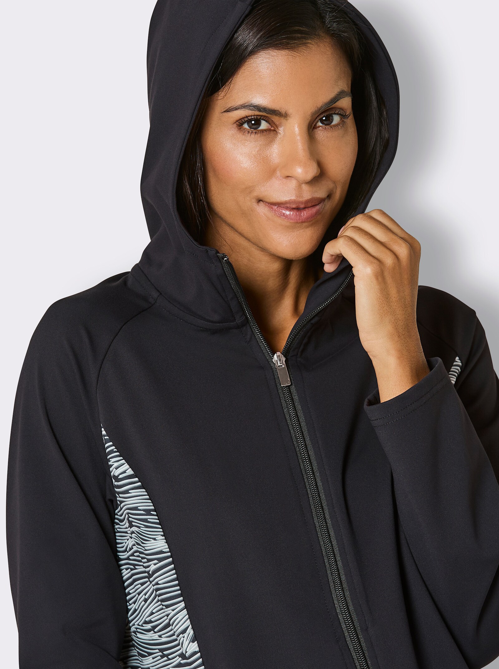 Catamaran Sports Sportjacke mit Kapuze - schwarz