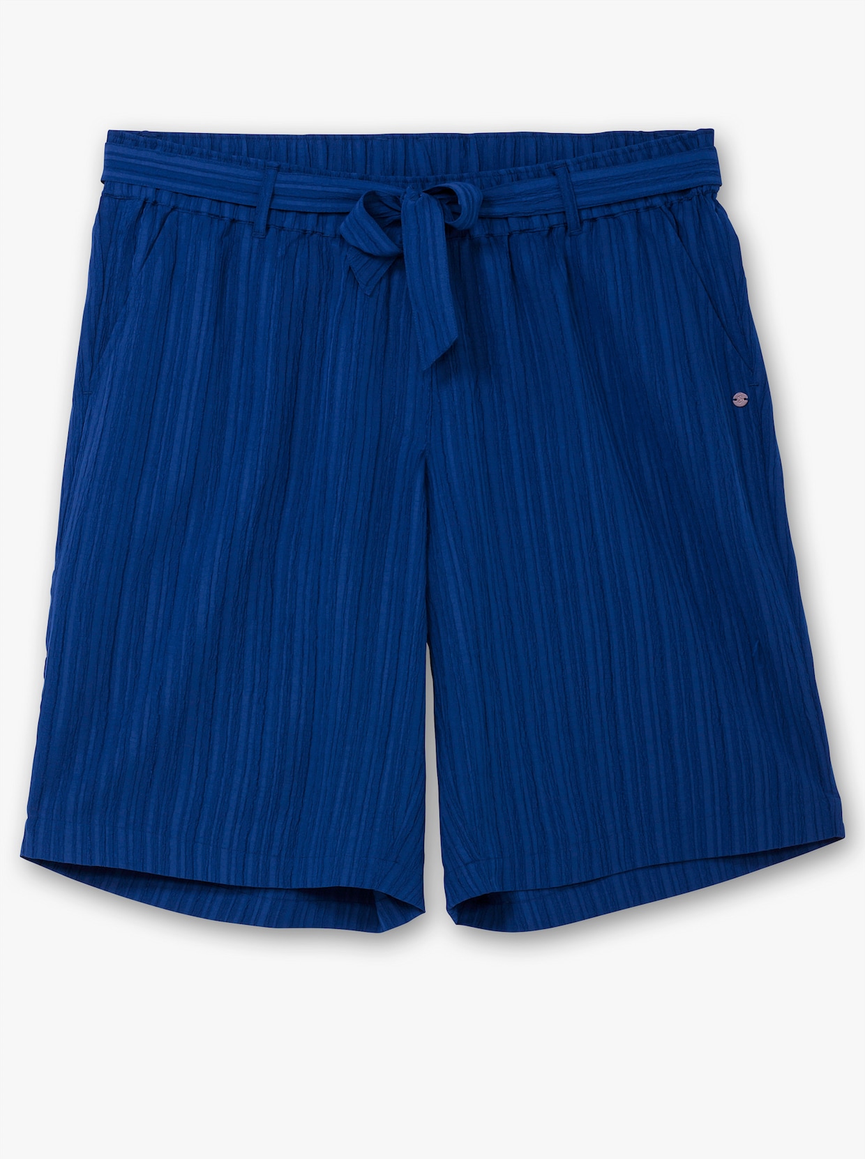 sheego Jeansbermudas - blaubeere
