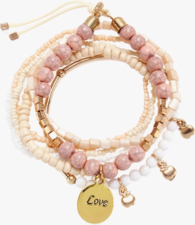 LASCANA Set armbanden - roze