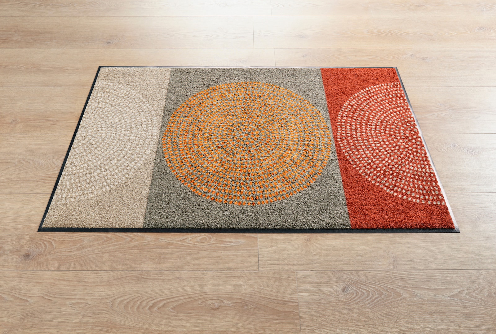 Salonloewe Voetmat - rood/bruin