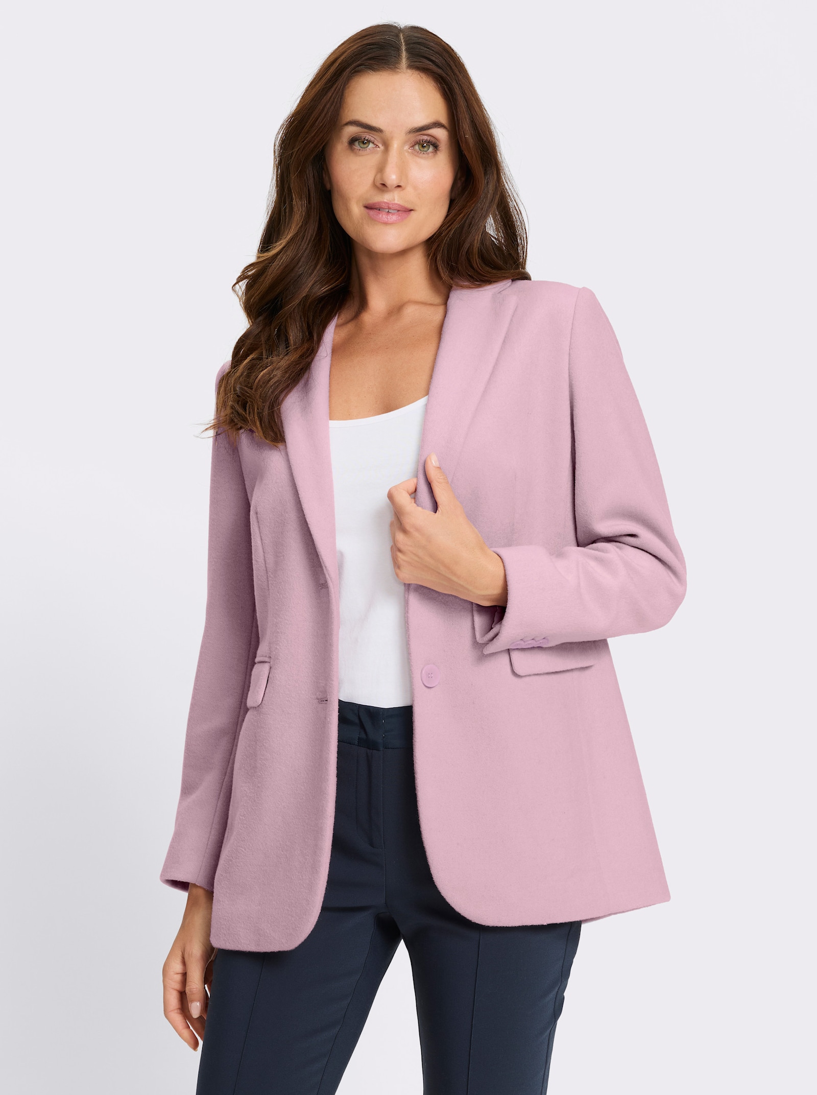 heine Blazer mit Woll-Anteil - rosé