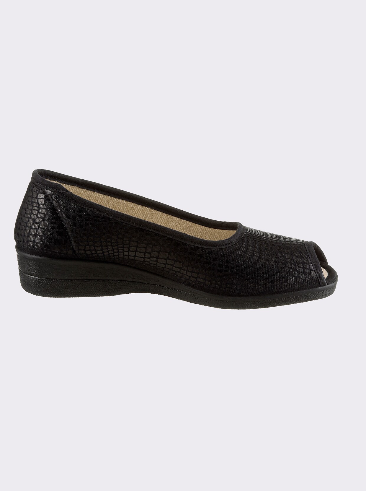 Slipper - schwarz