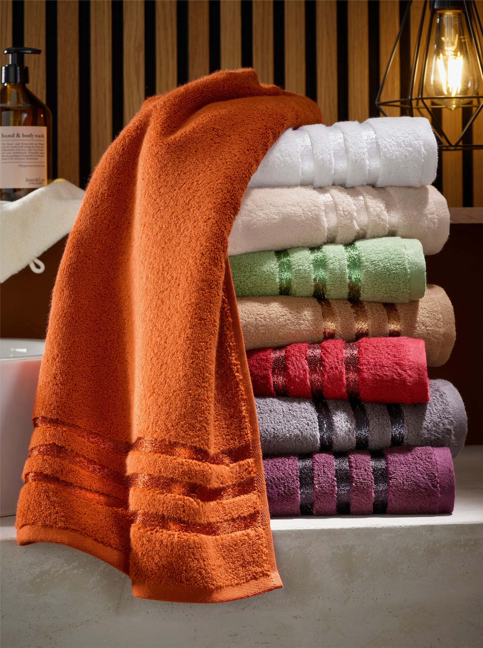 wäschepur Handtuch - anthrazit