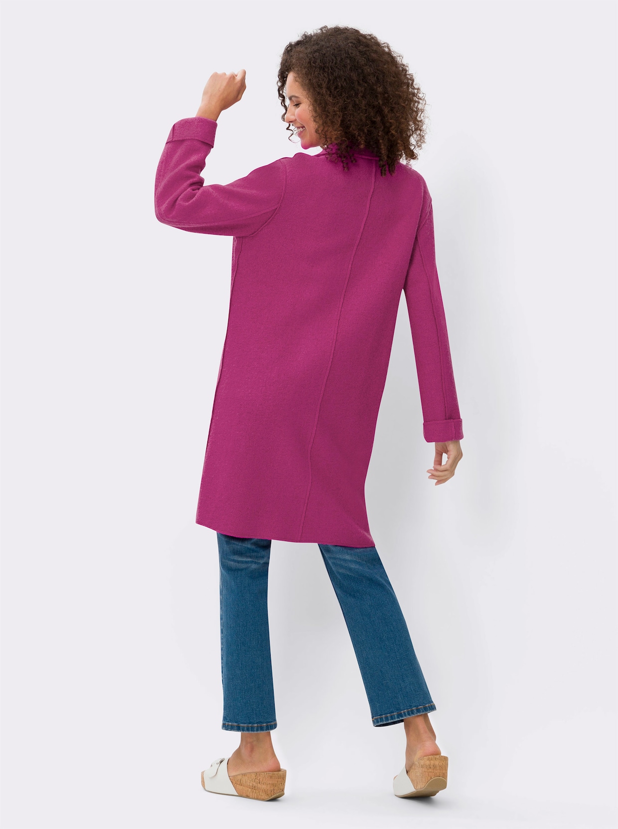 heine Manteau court - magenta