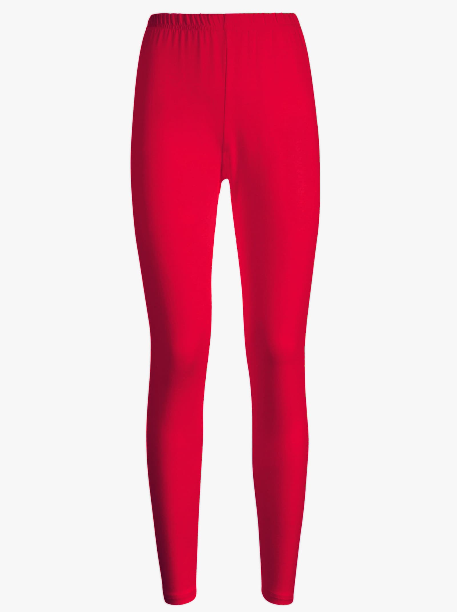 Leggings mit Rundum-Dehnbund - rot