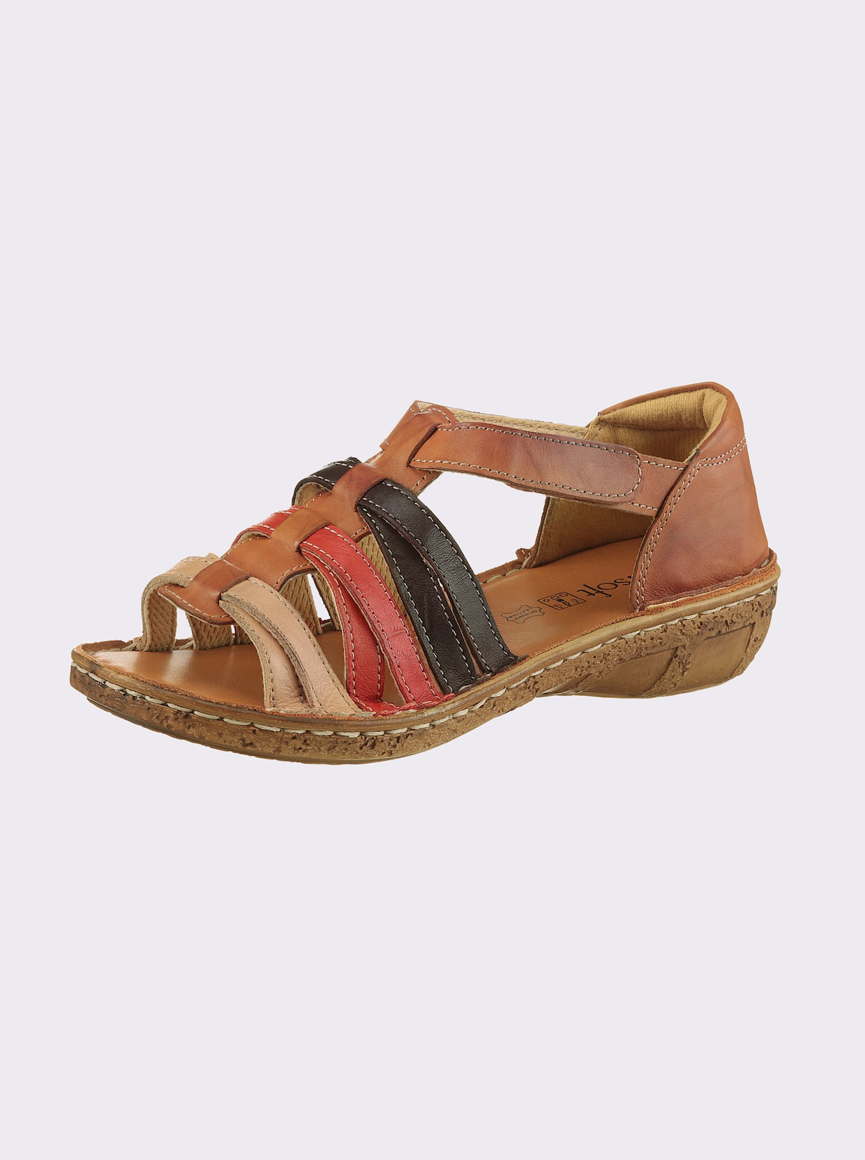 airsoft modern+ Sandale - cognac-bunt